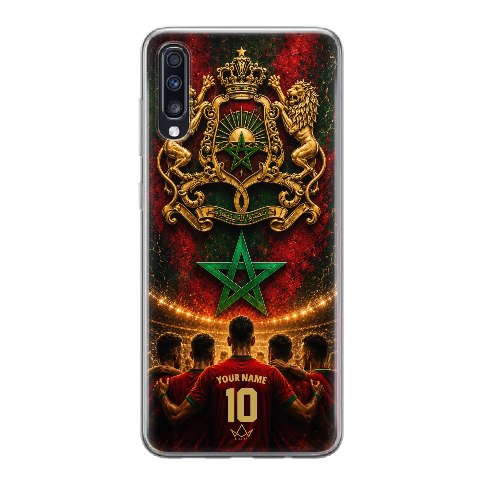 Custom World Cup football phone case Diaspora Pride- Morocco