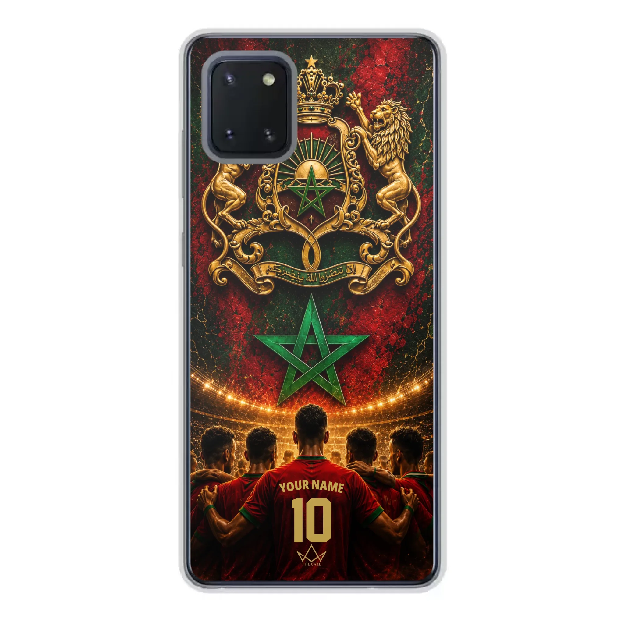 Custom World Cup football phone case Diaspora Pride- Morocco