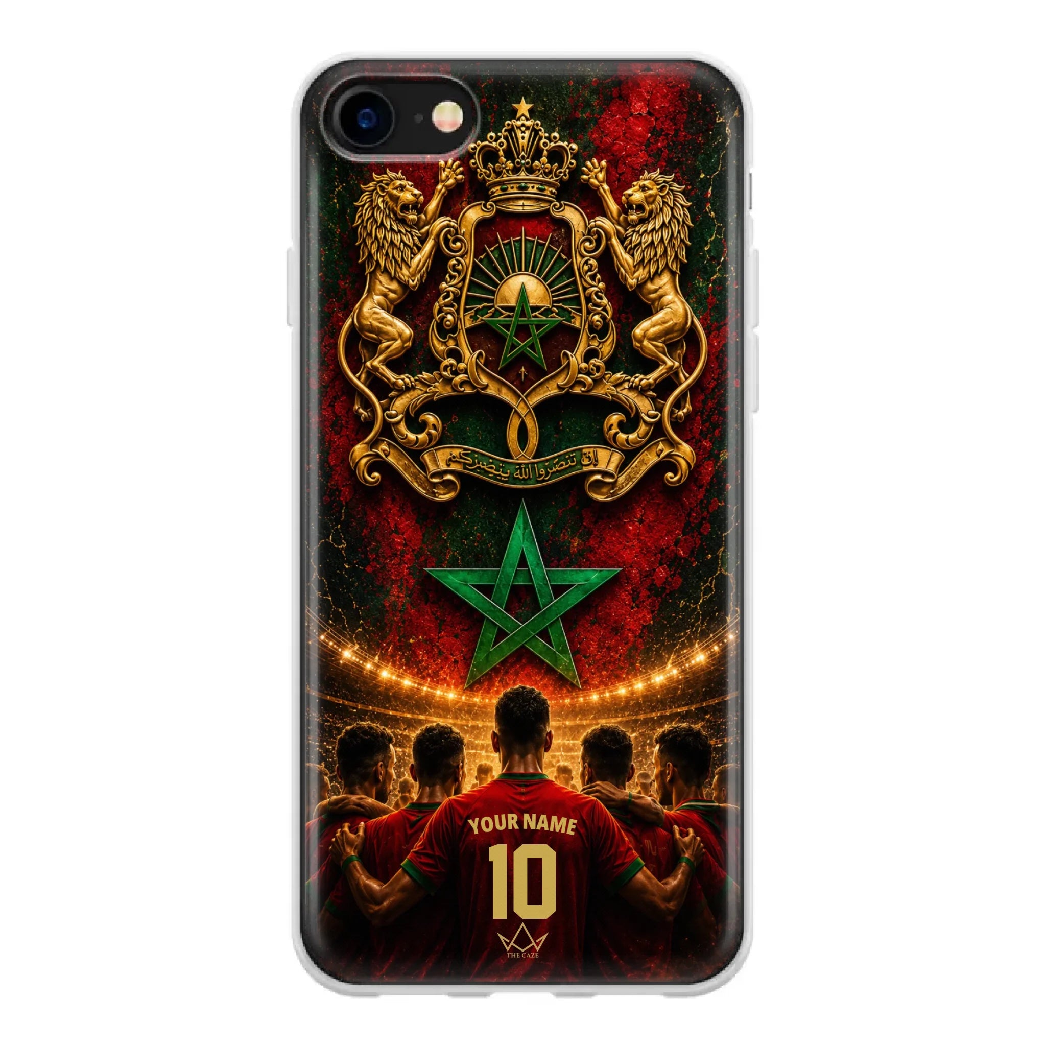 Custom World Cup football phone case Diaspora Pride- Morocco