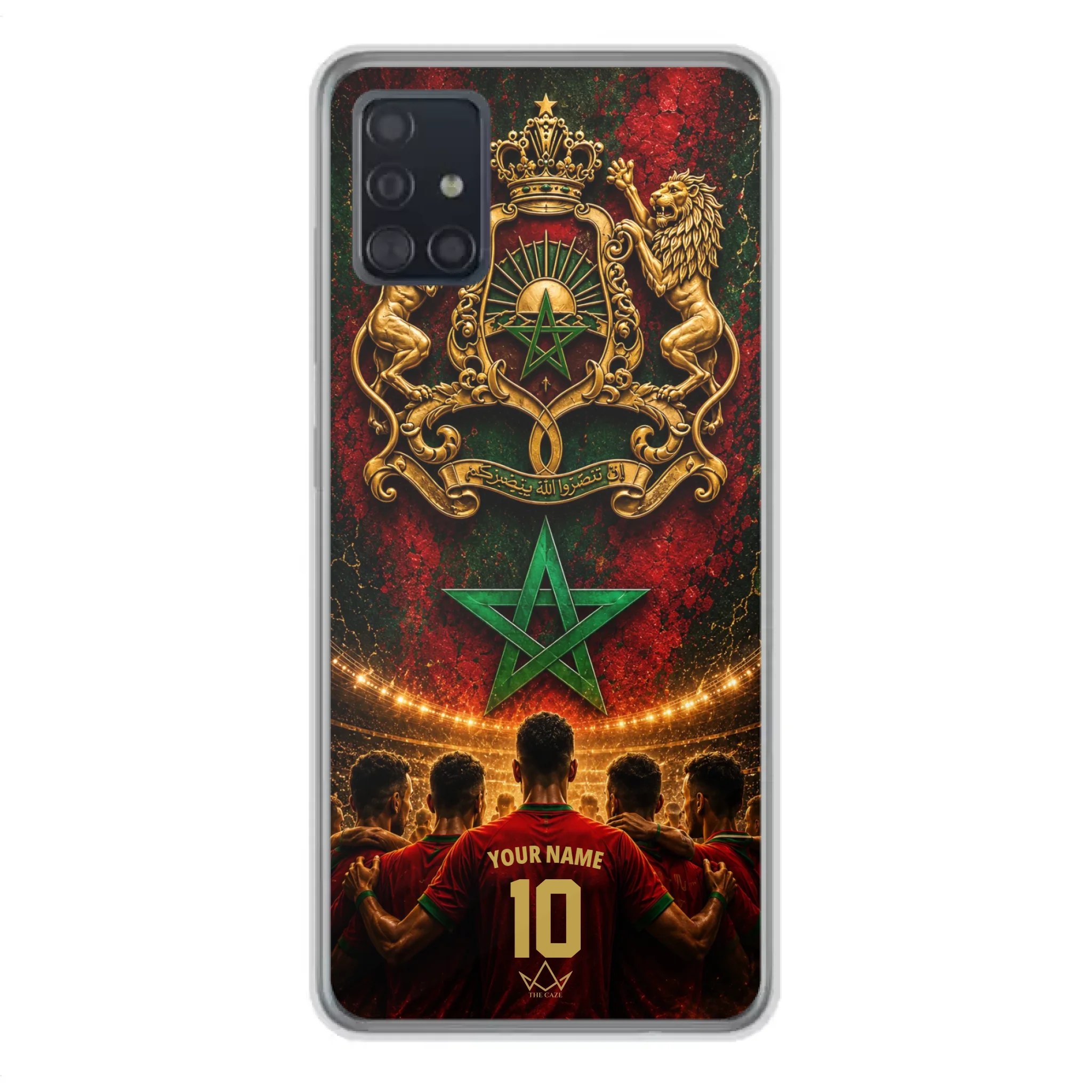 Custom World Cup football phone case Diaspora Pride- Morocco