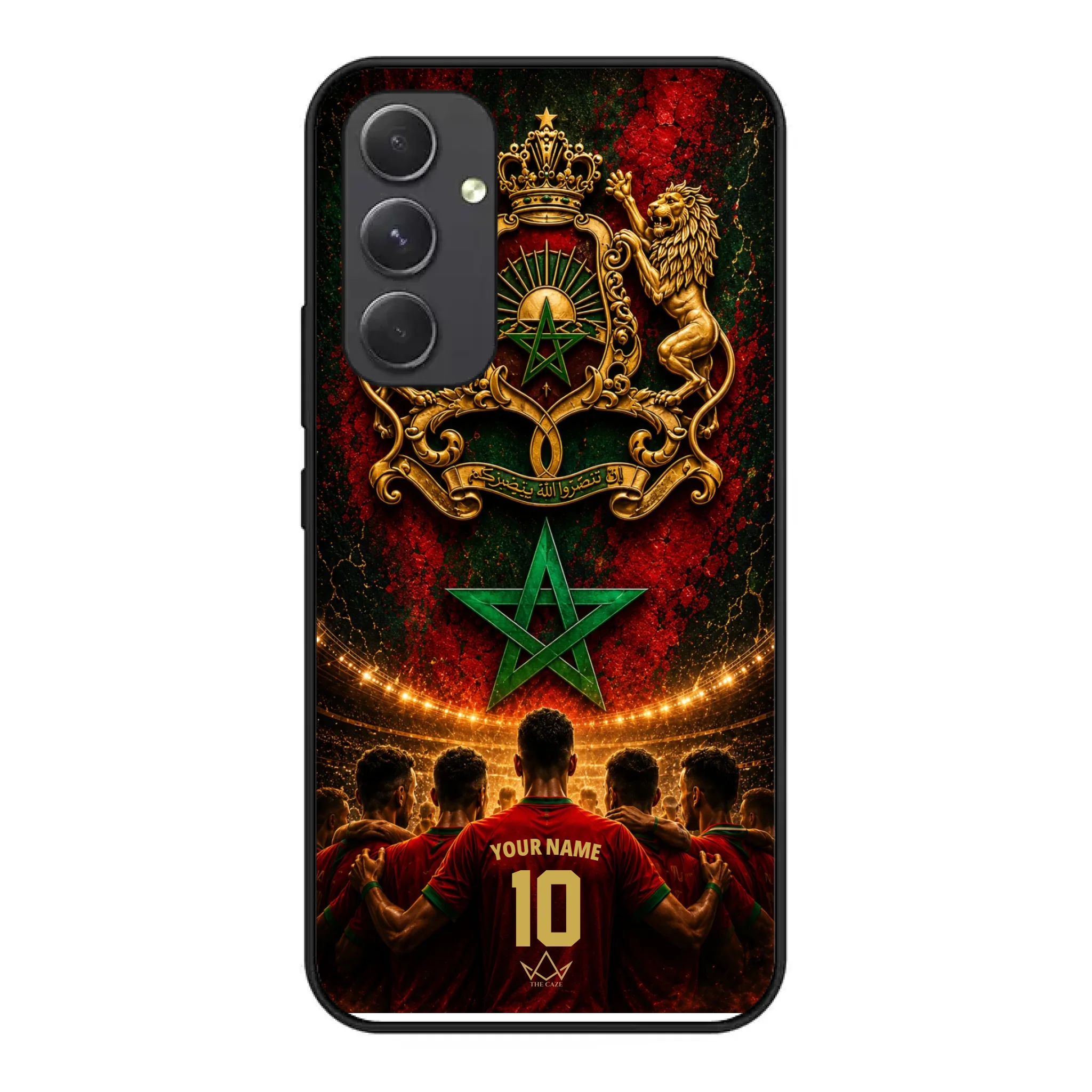 Custom World Cup football phone case Diaspora Pride- Morocco