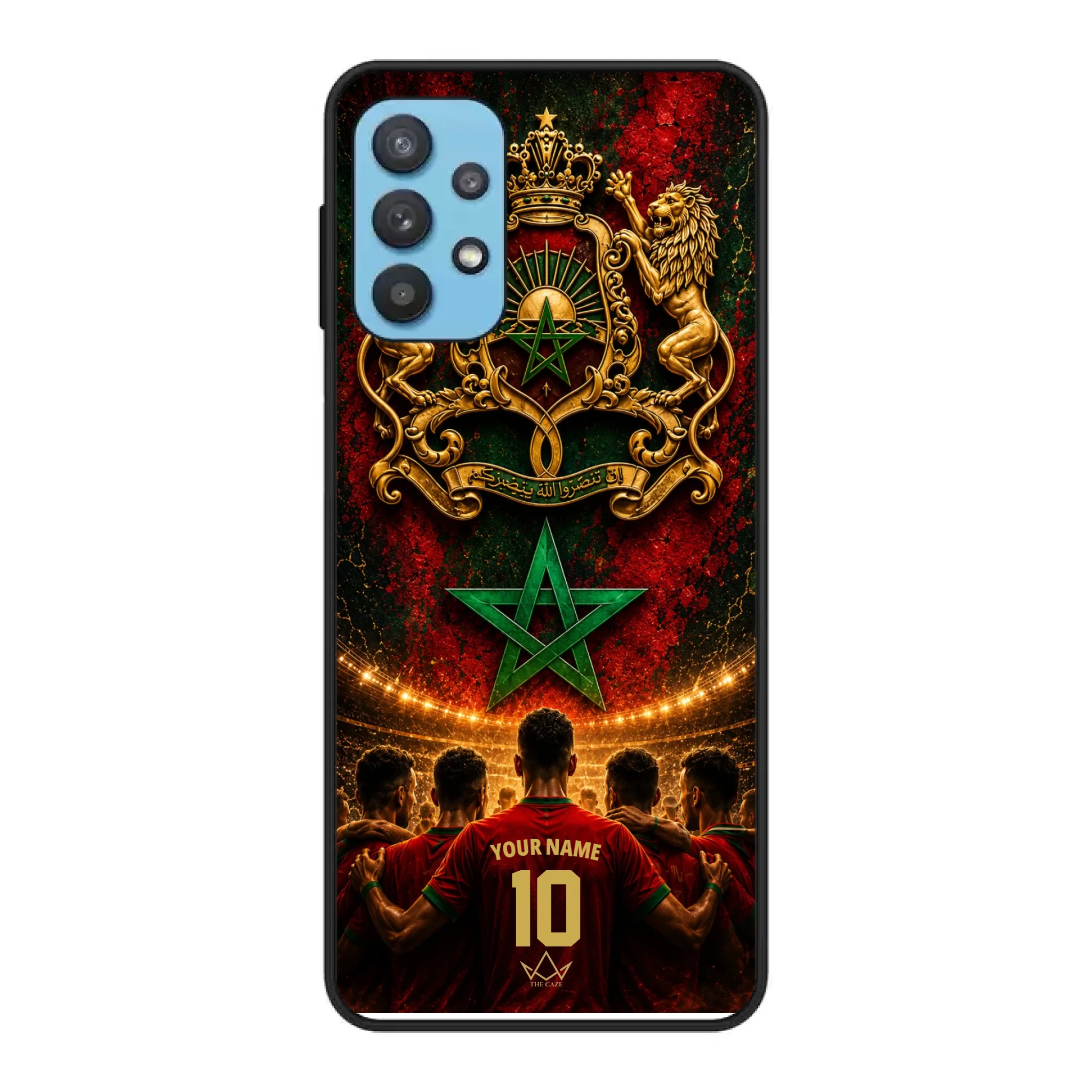 Custom World Cup football phone case Diaspora Pride- Morocco