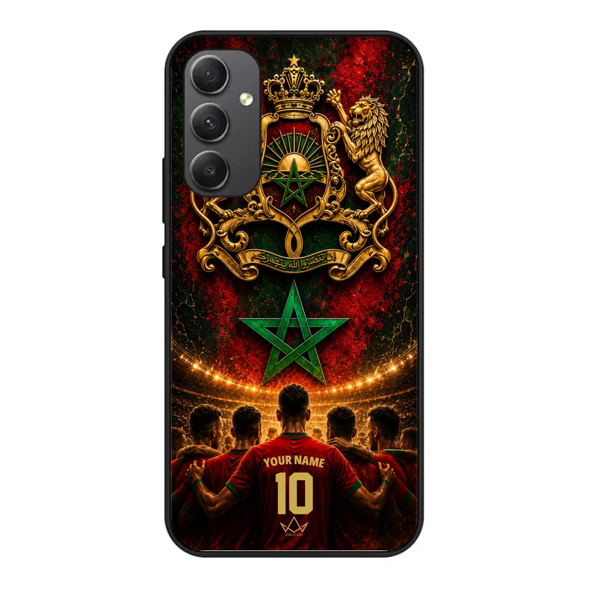 Custom World Cup football phone case Diaspora Pride- Morocco
