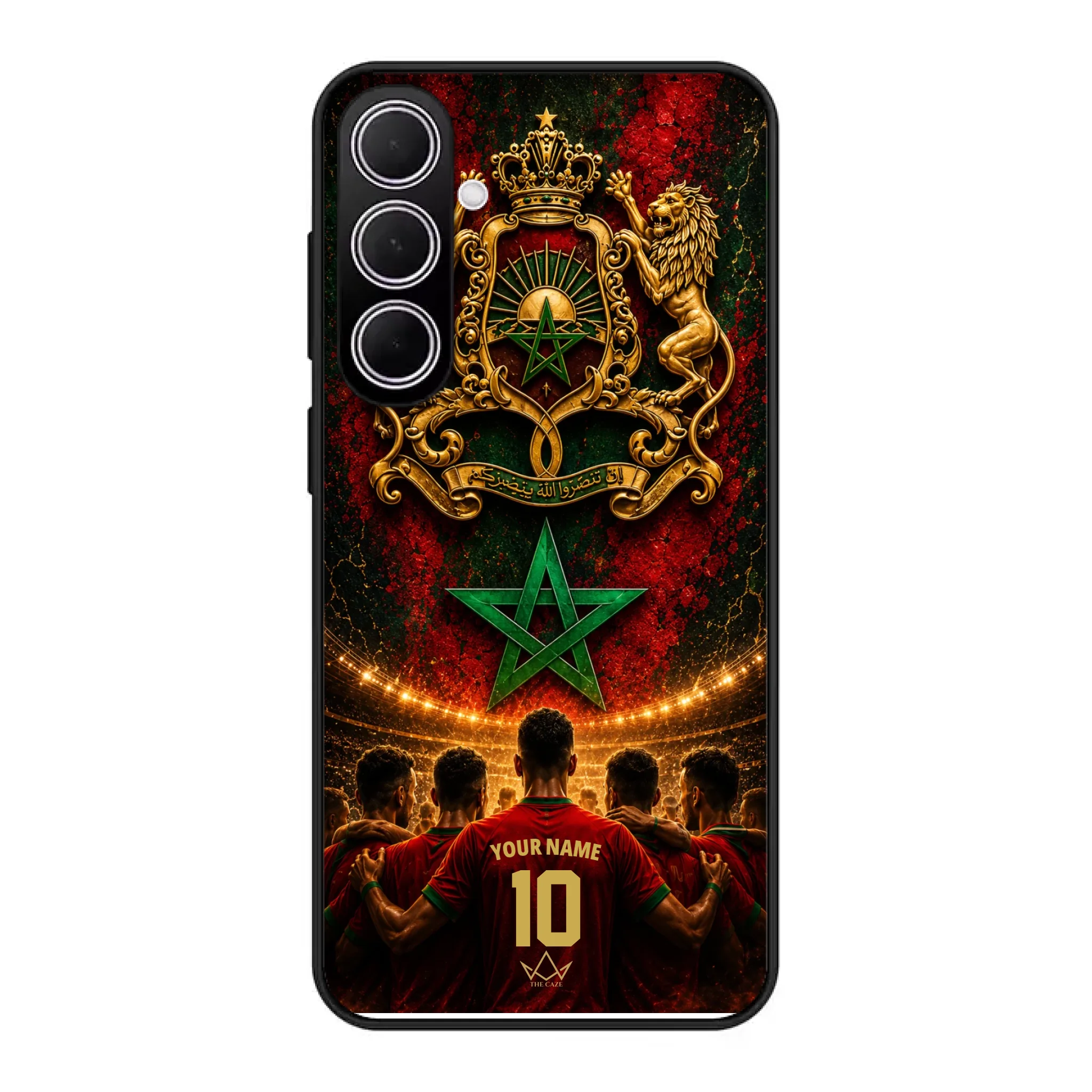 Custom World Cup football phone case Diaspora Pride- Morocco