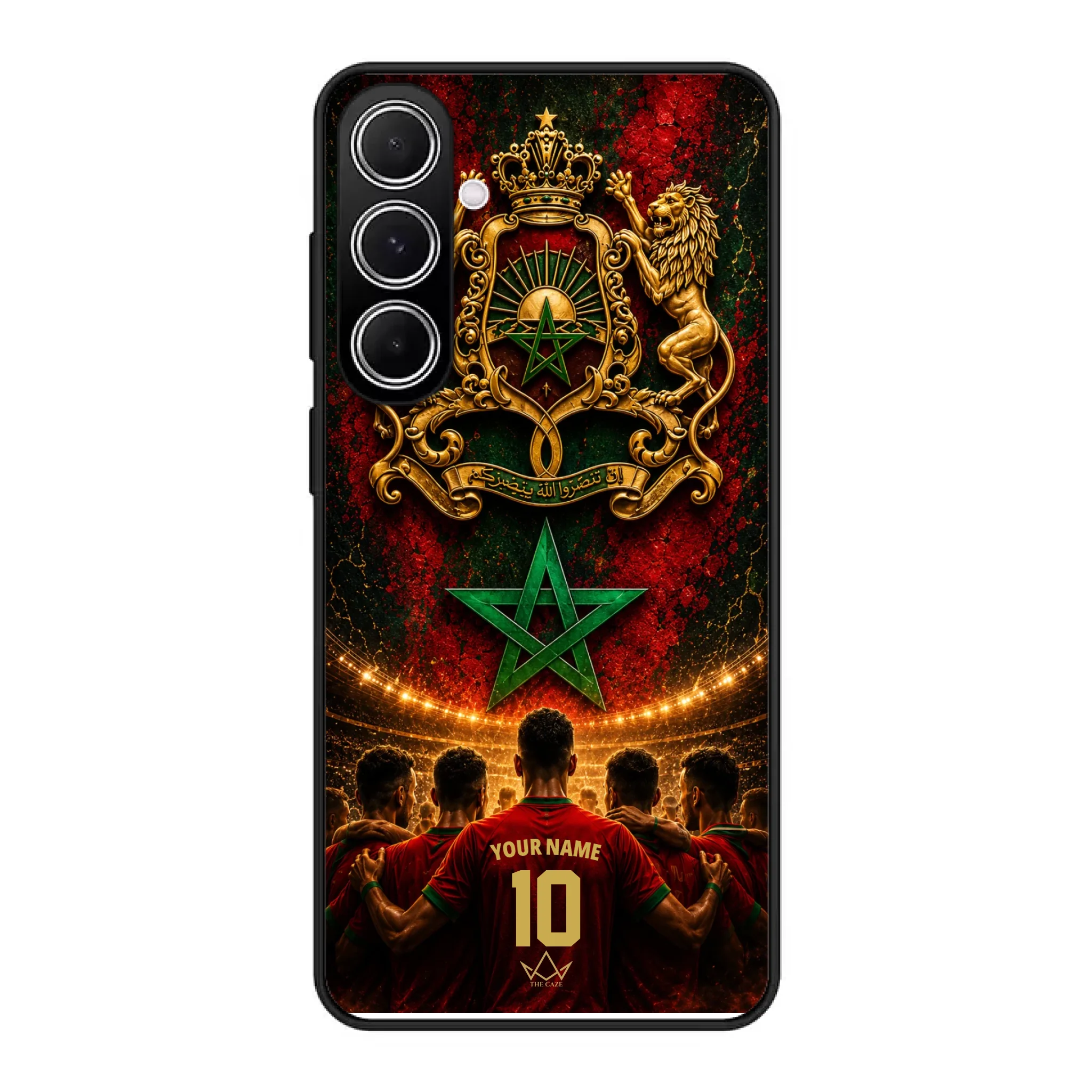 Custom World Cup football phone case Diaspora Pride- Morocco