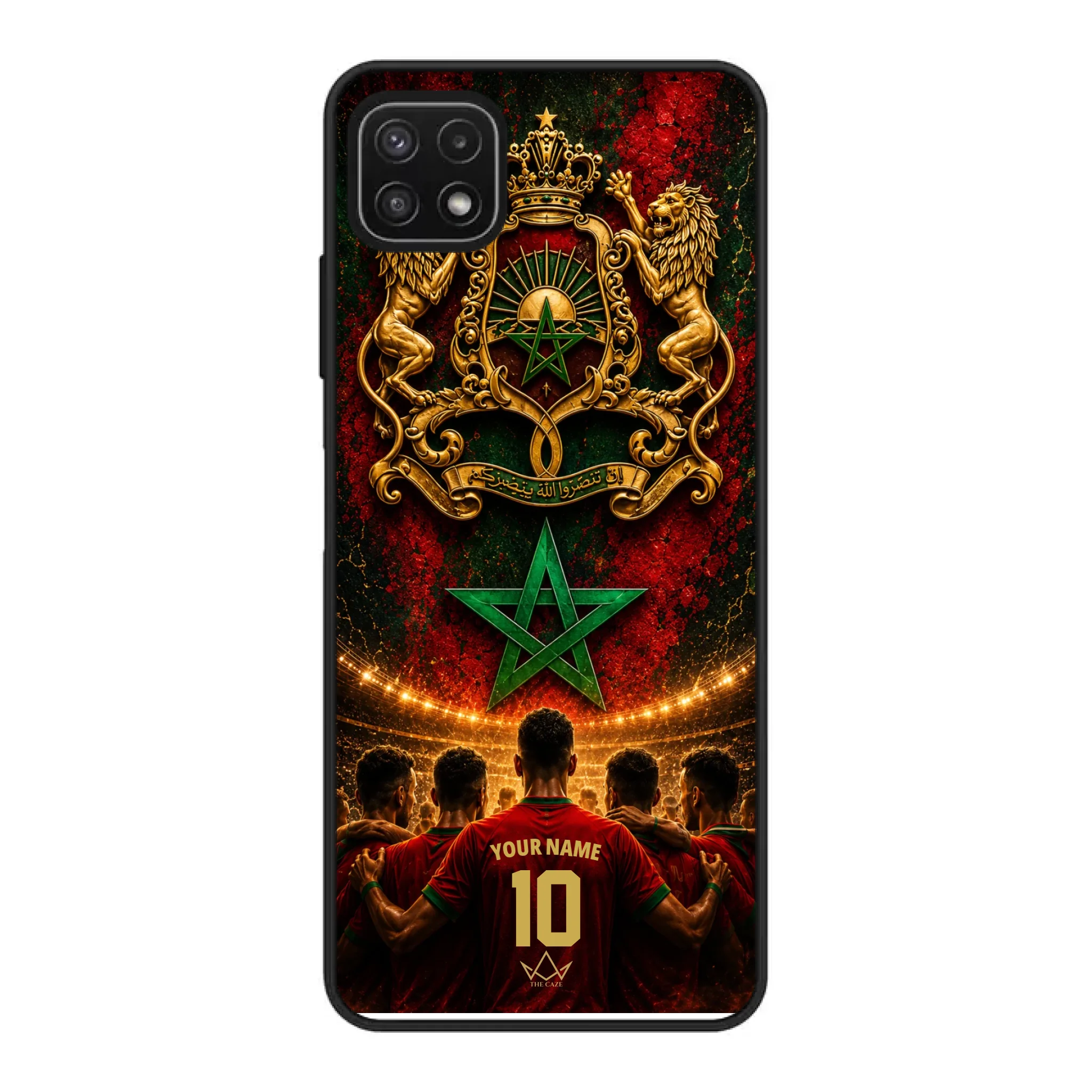 Custom World Cup football phone case Diaspora Pride- Morocco