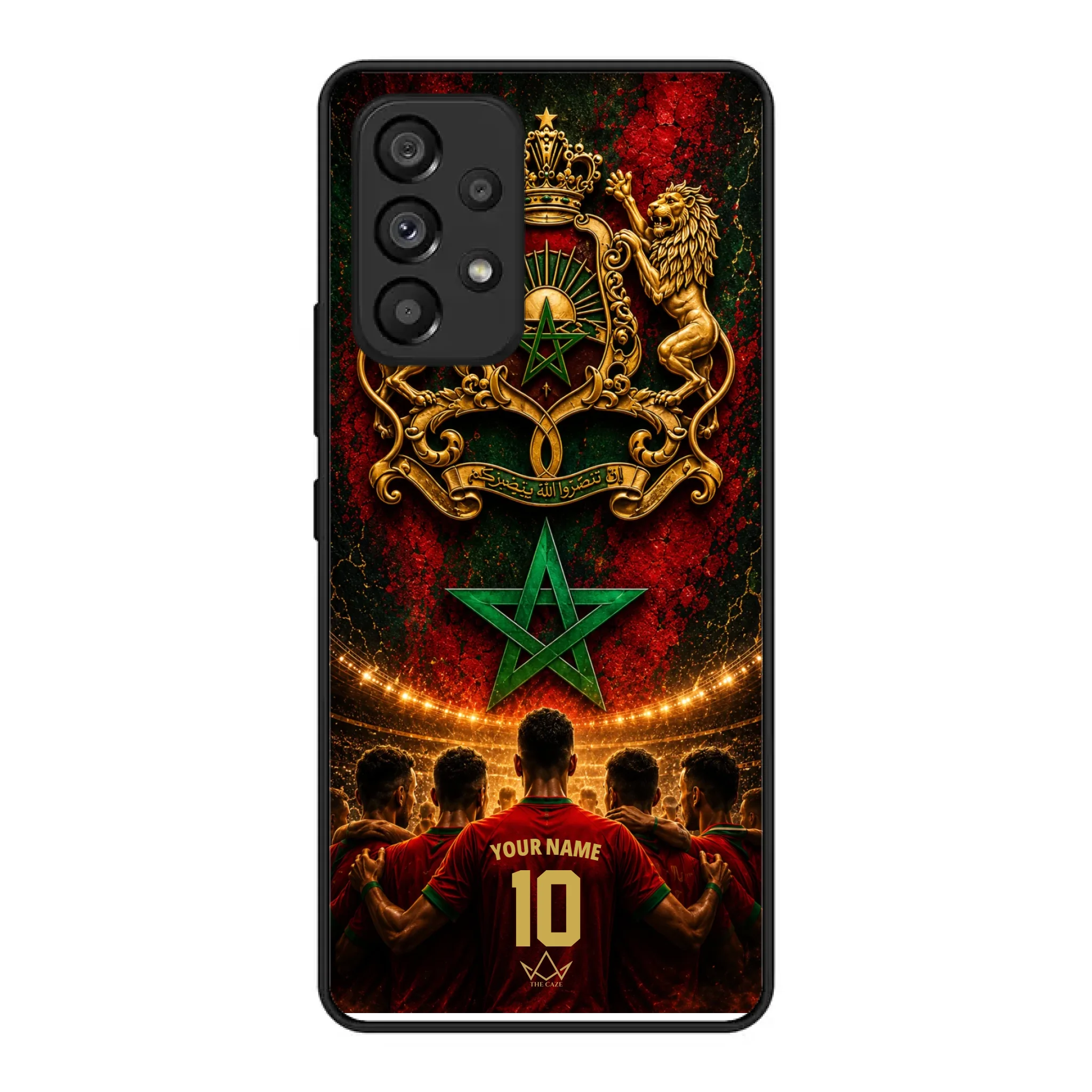 Custom World Cup football phone case Diaspora Pride- Morocco