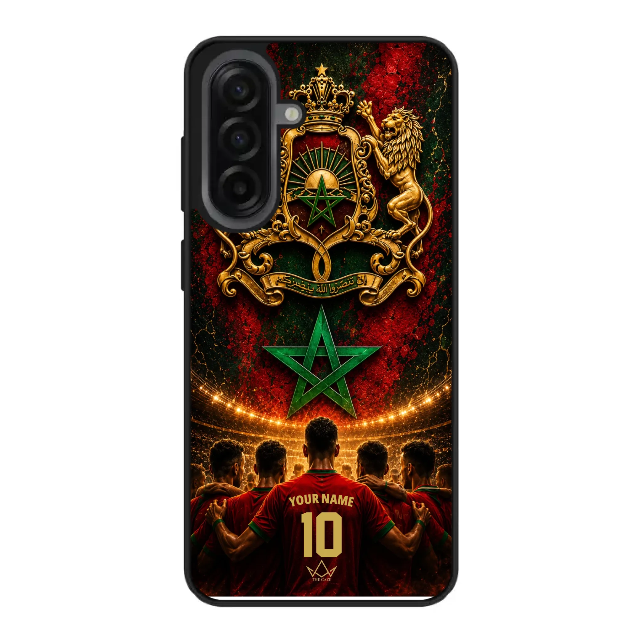 Custom World Cup football phone case Diaspora Pride- Morocco