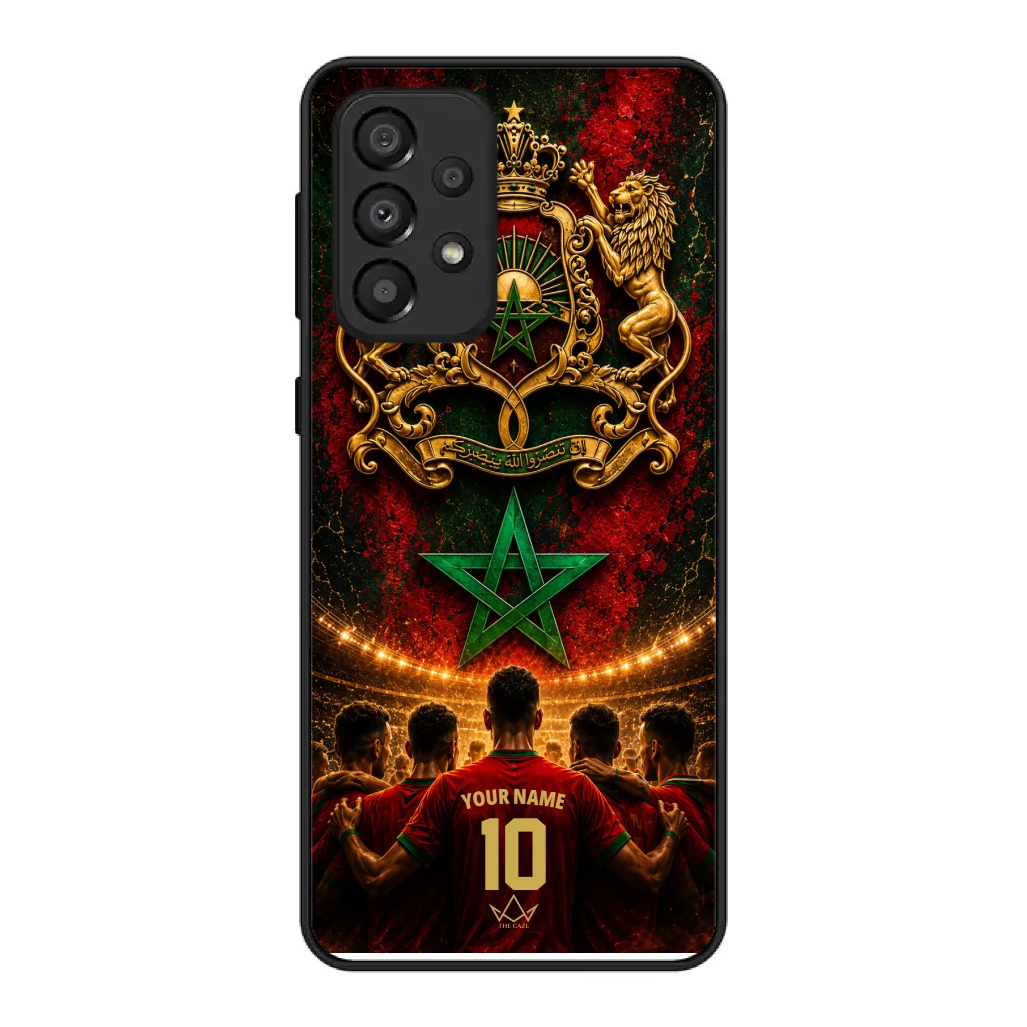 Custom World Cup football phone case Diaspora Pride- Morocco