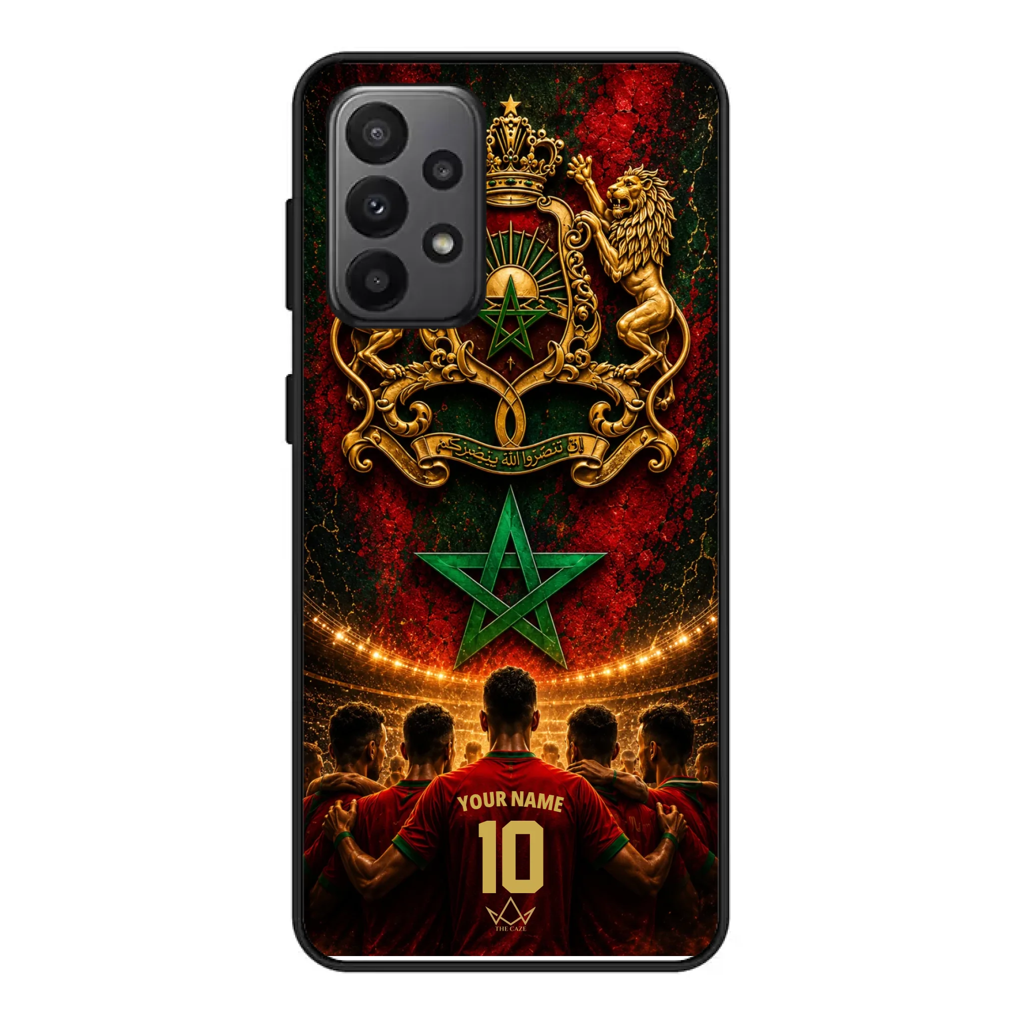 Custom World Cup football phone case Diaspora Pride- Morocco