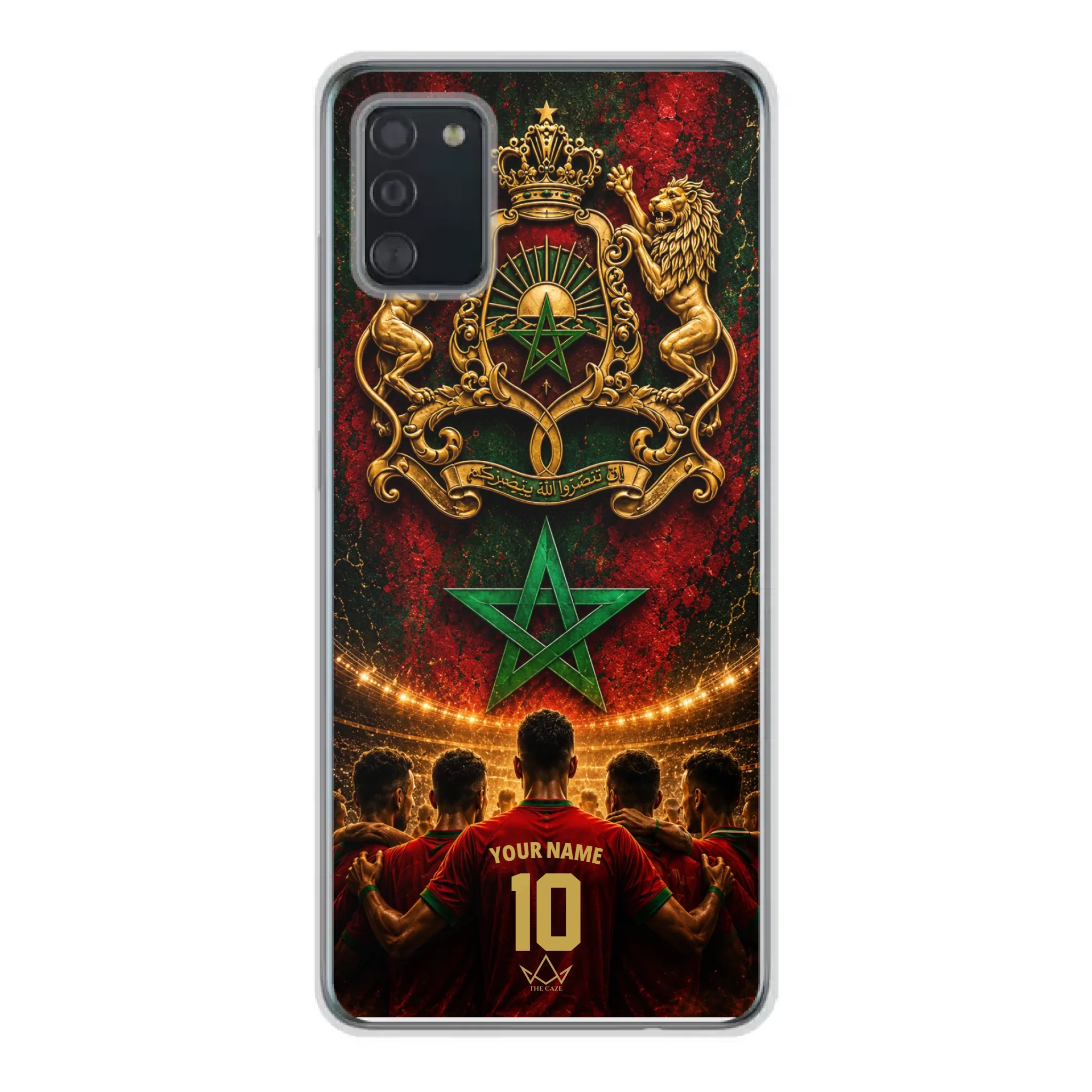 Custom World Cup football phone case Diaspora Pride- Morocco