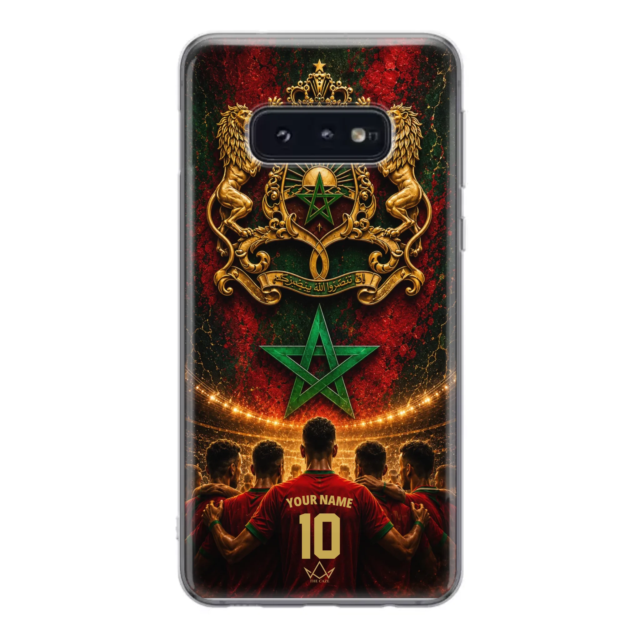 Custom World Cup football phone case Diaspora Pride- Morocco