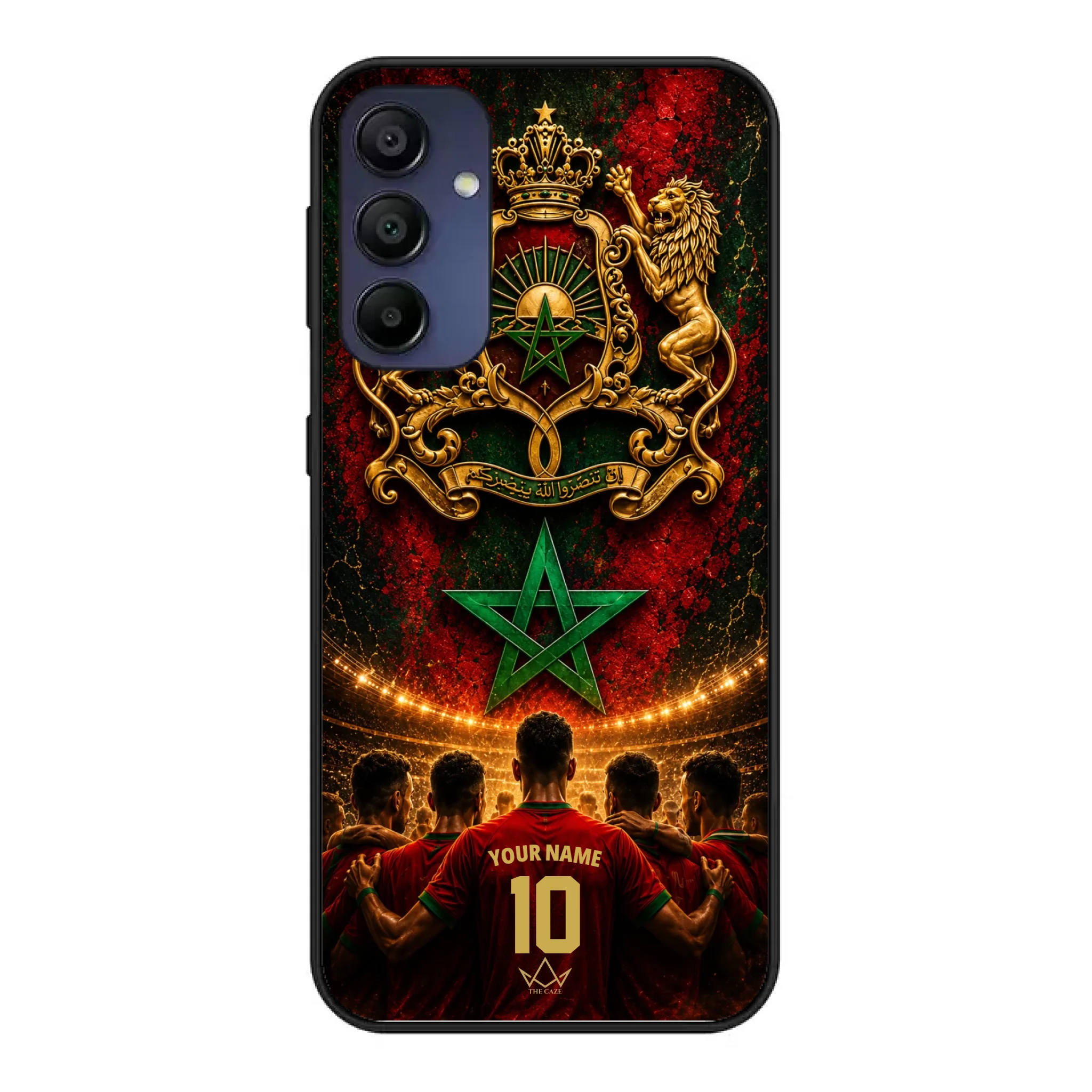 Custom World Cup football phone case Diaspora Pride- Morocco