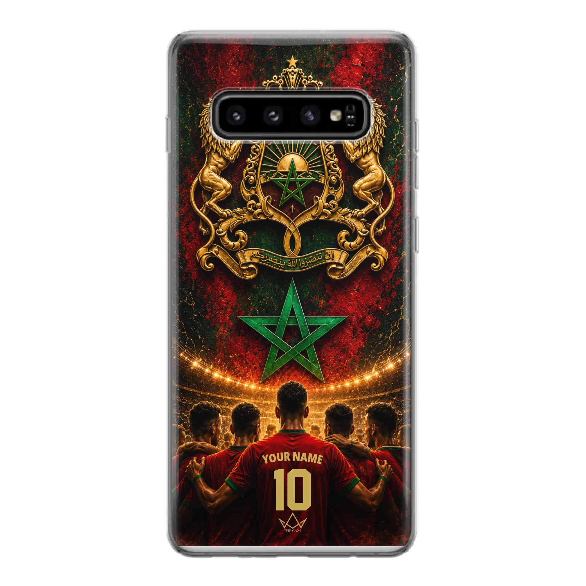 Custom World Cup football phone case Diaspora Pride- Morocco