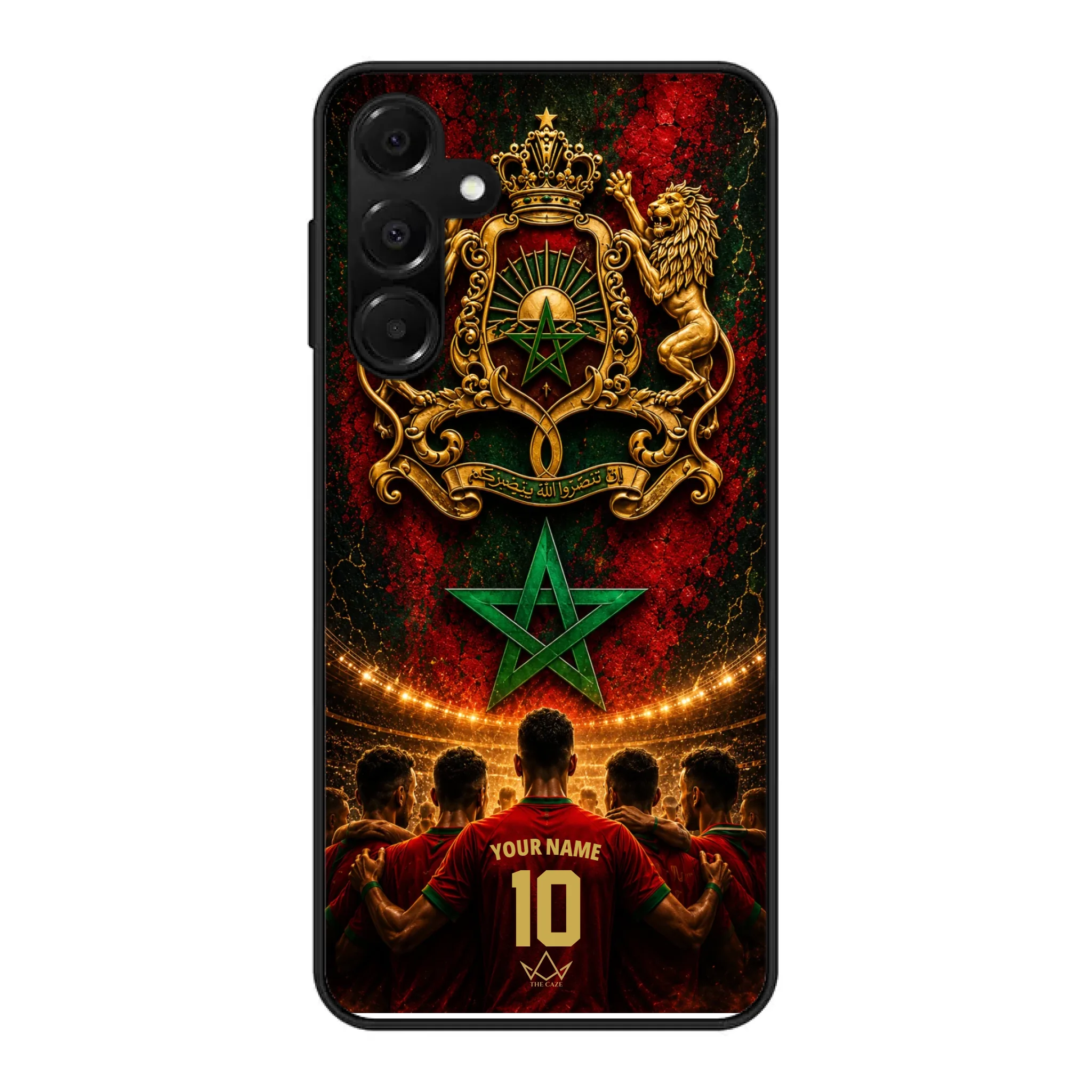 Custom World Cup football phone case Diaspora Pride- Morocco