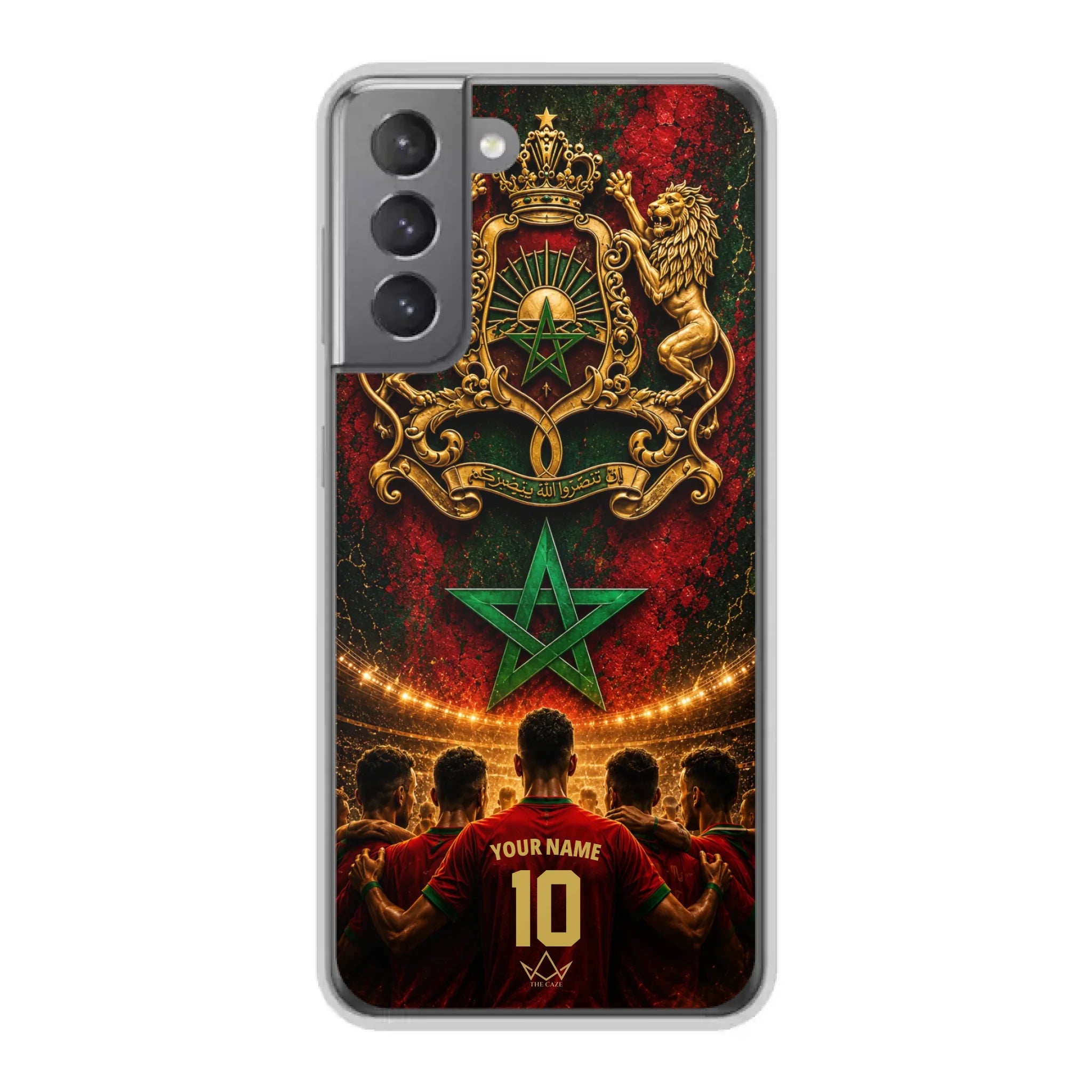 Custom World Cup football phone case Diaspora Pride- Morocco