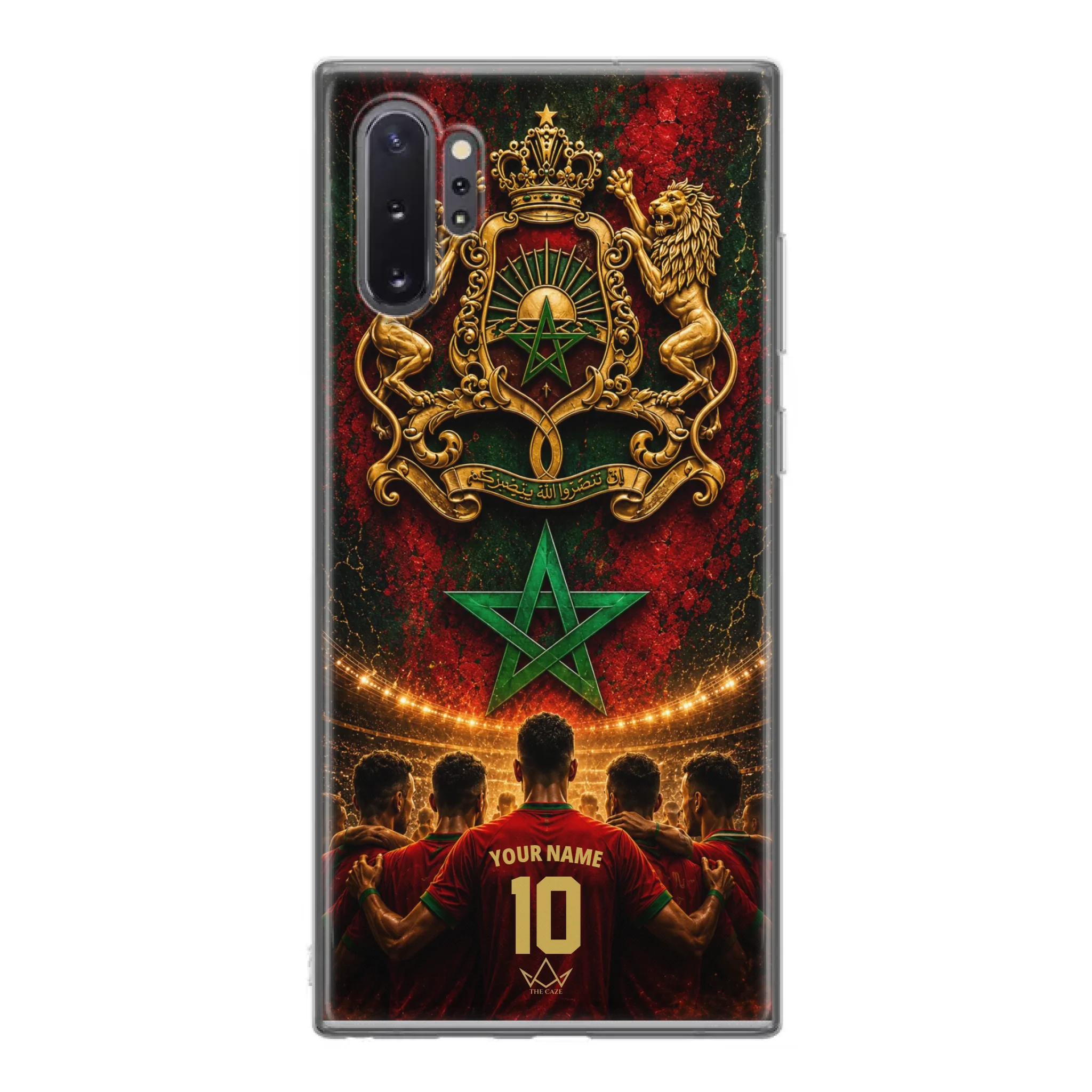 Custom World Cup football phone case Diaspora Pride- Morocco