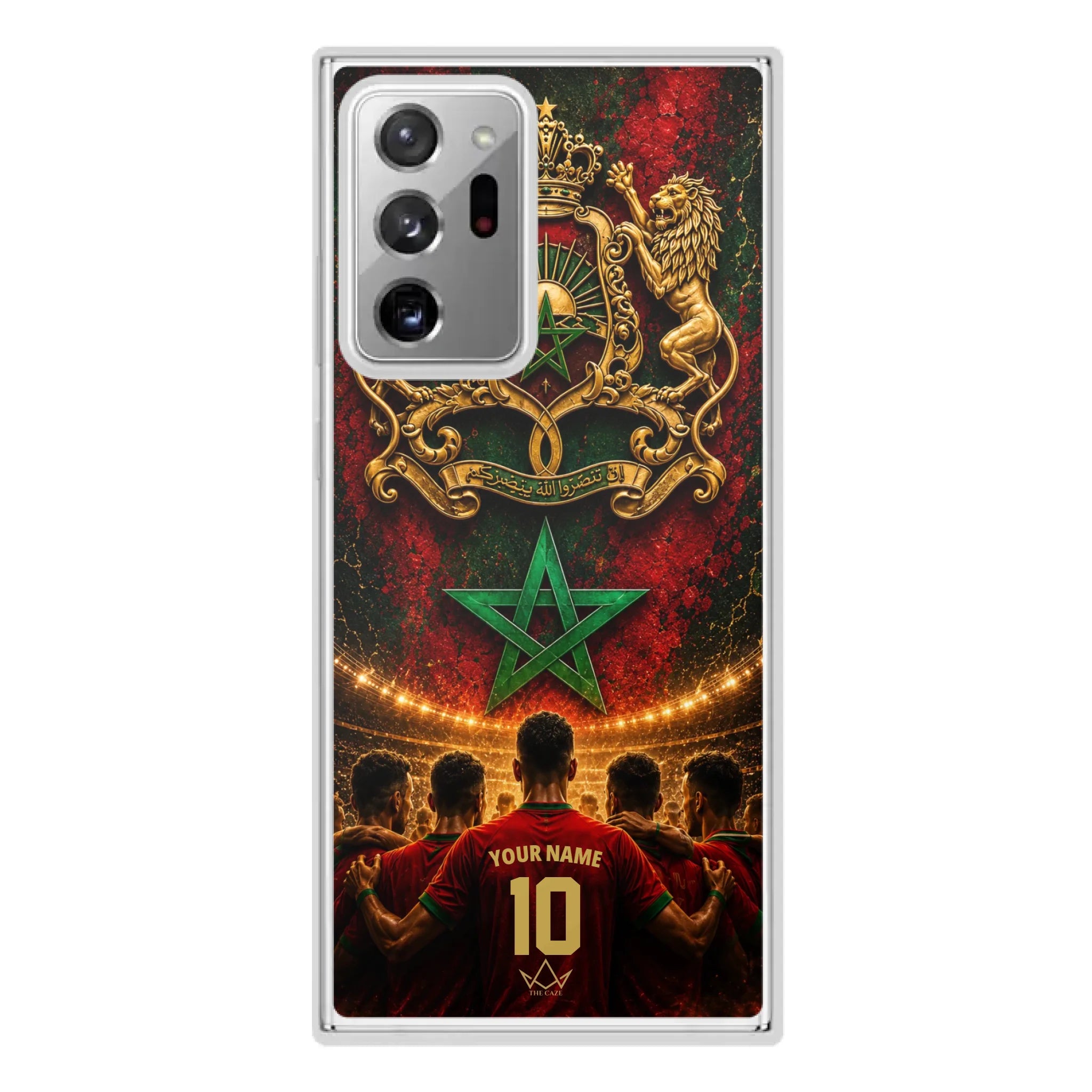 Custom World Cup football phone case Diaspora Pride- Morocco