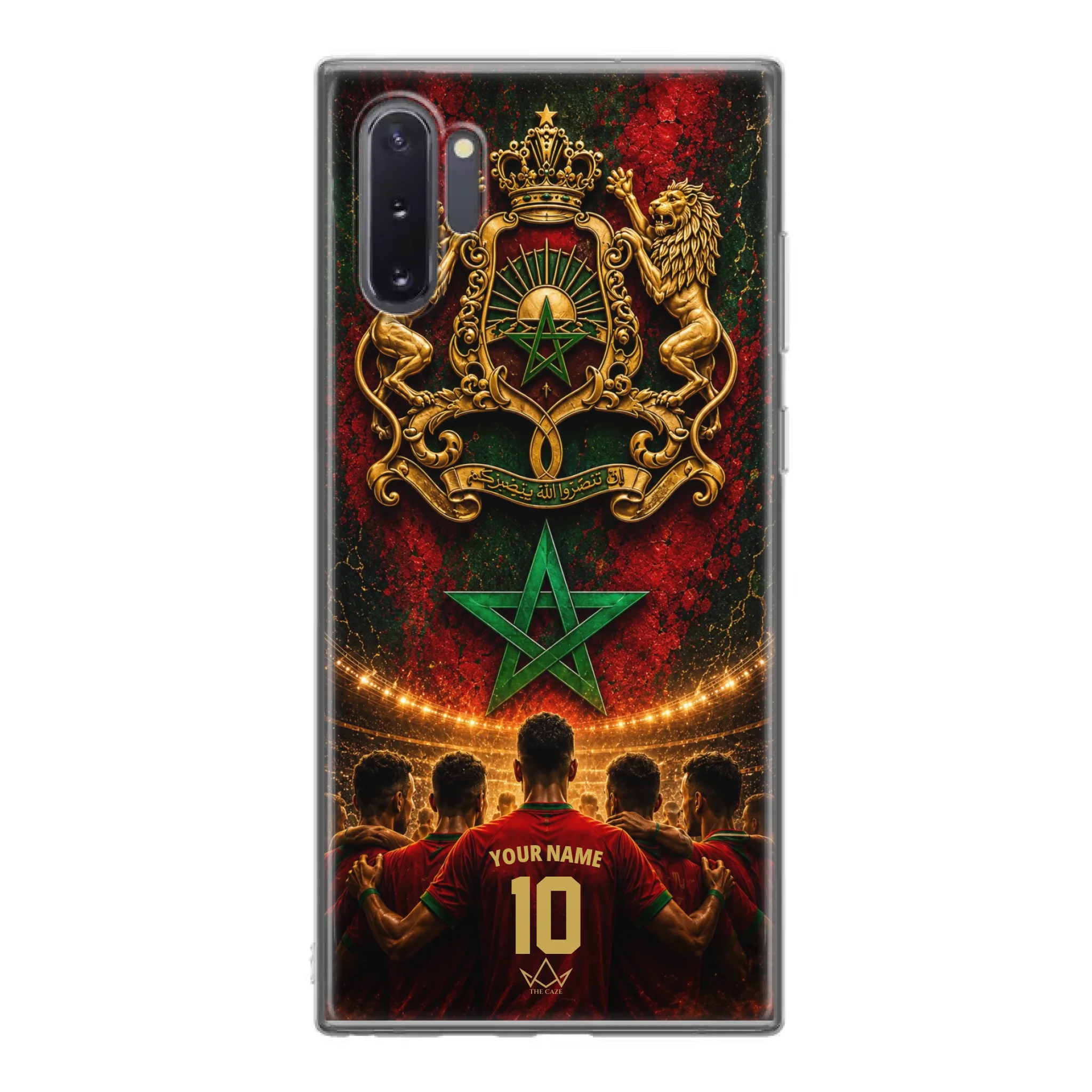 Custom World Cup football phone case Diaspora Pride- Morocco