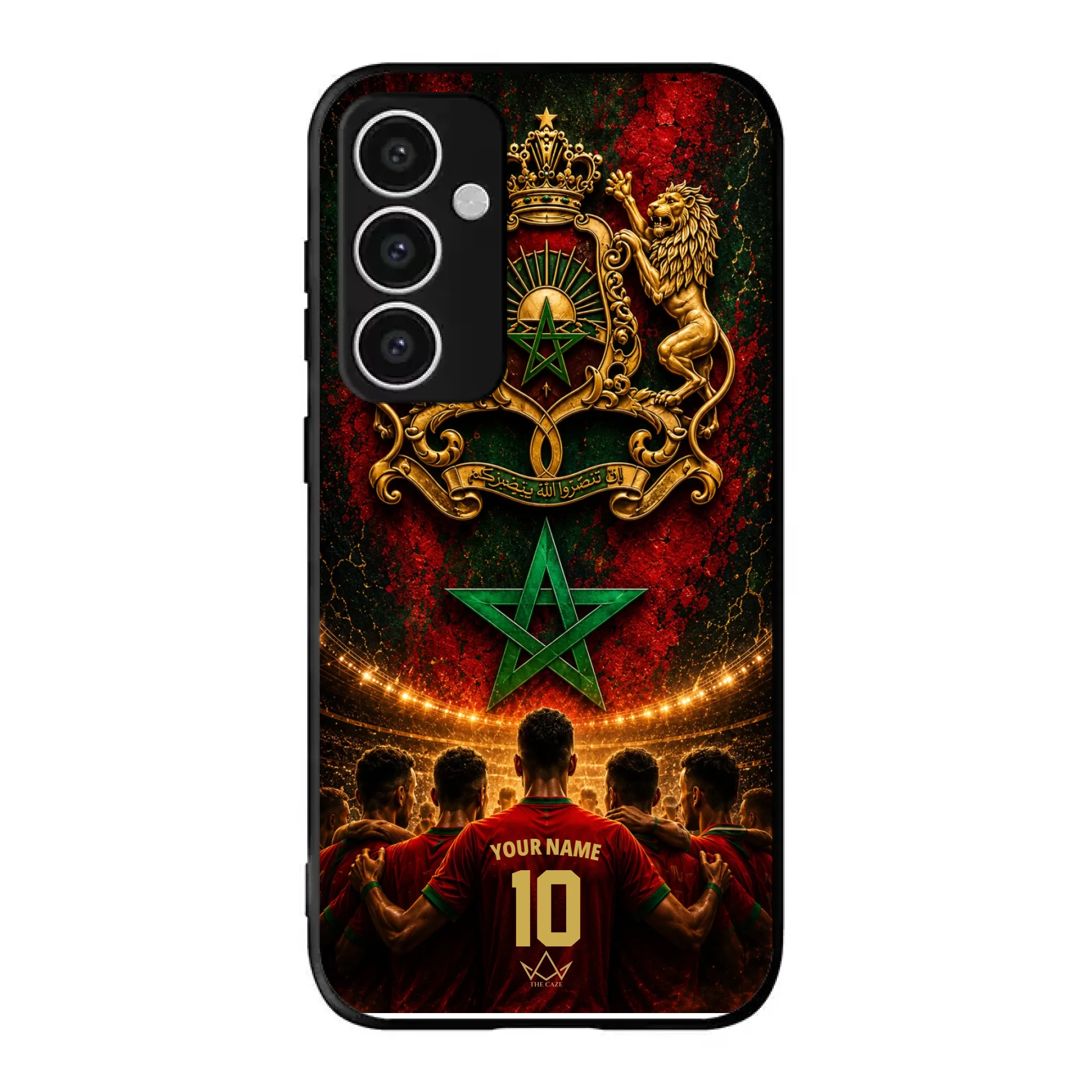 Custom World Cup football phone case Diaspora Pride- Morocco