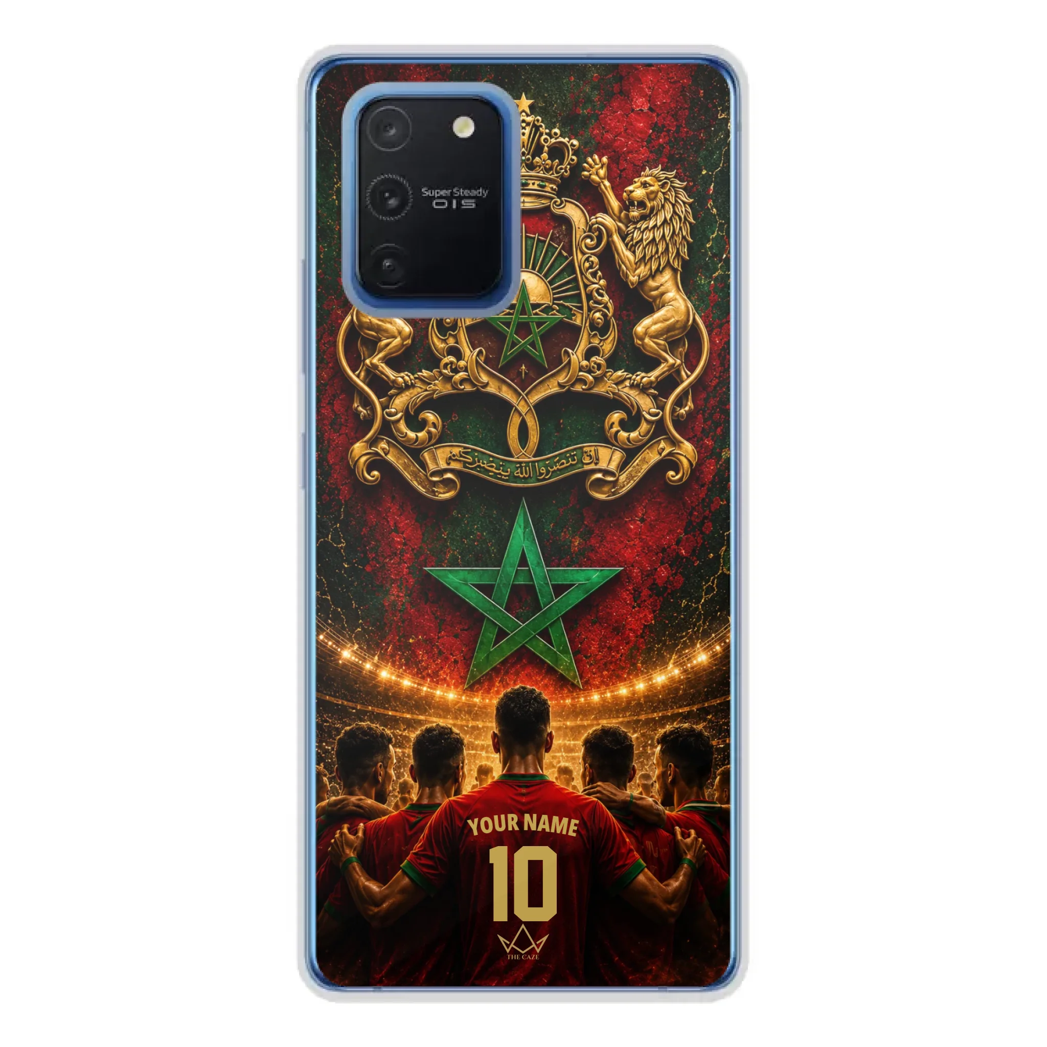Custom World Cup football phone case Diaspora Pride- Morocco