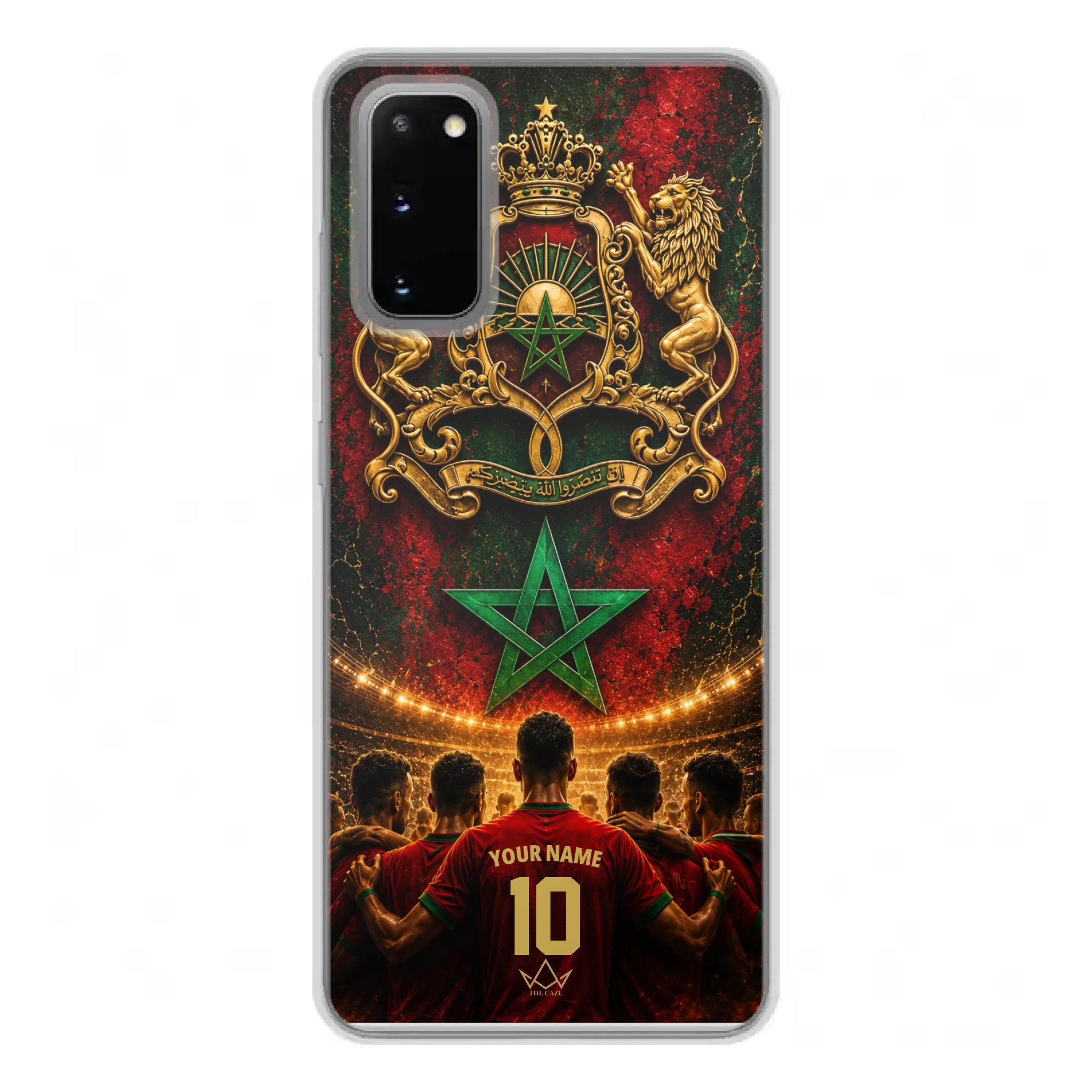 Custom World Cup football phone case Diaspora Pride- Morocco