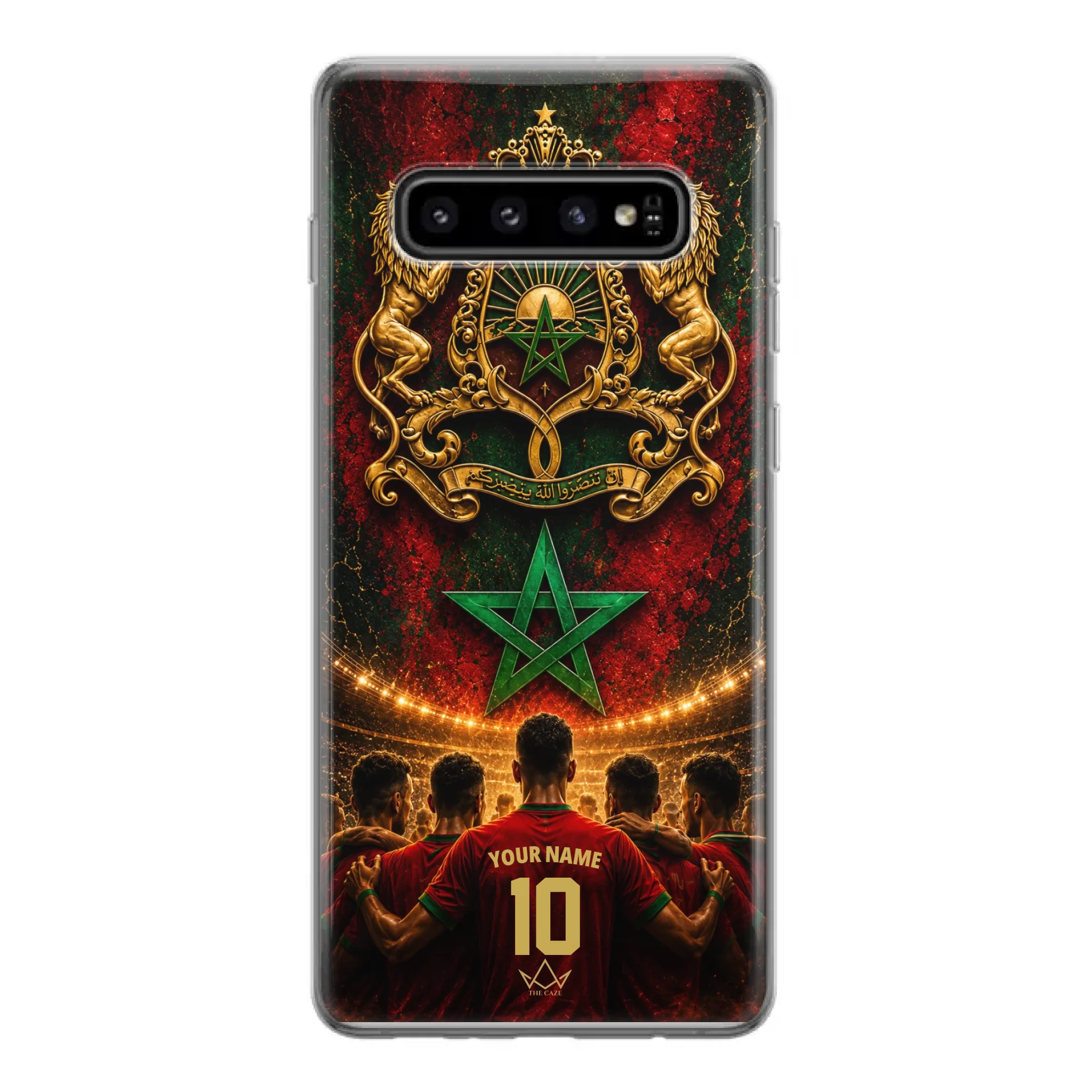 Custom World Cup football phone case Diaspora Pride- Morocco
