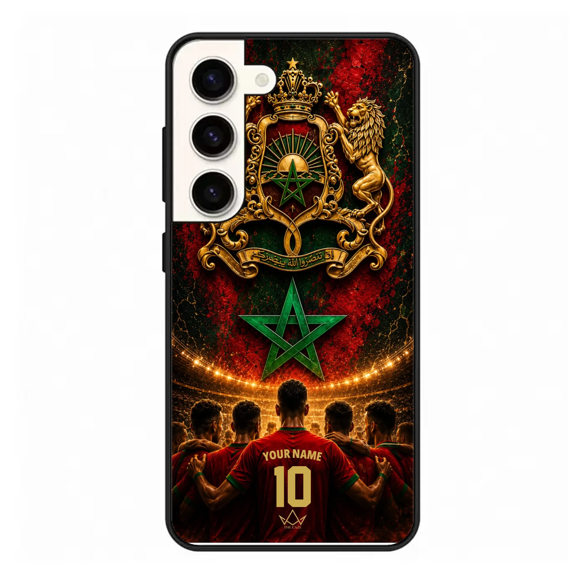 Custom World Cup football phone case Diaspora Pride- Morocco