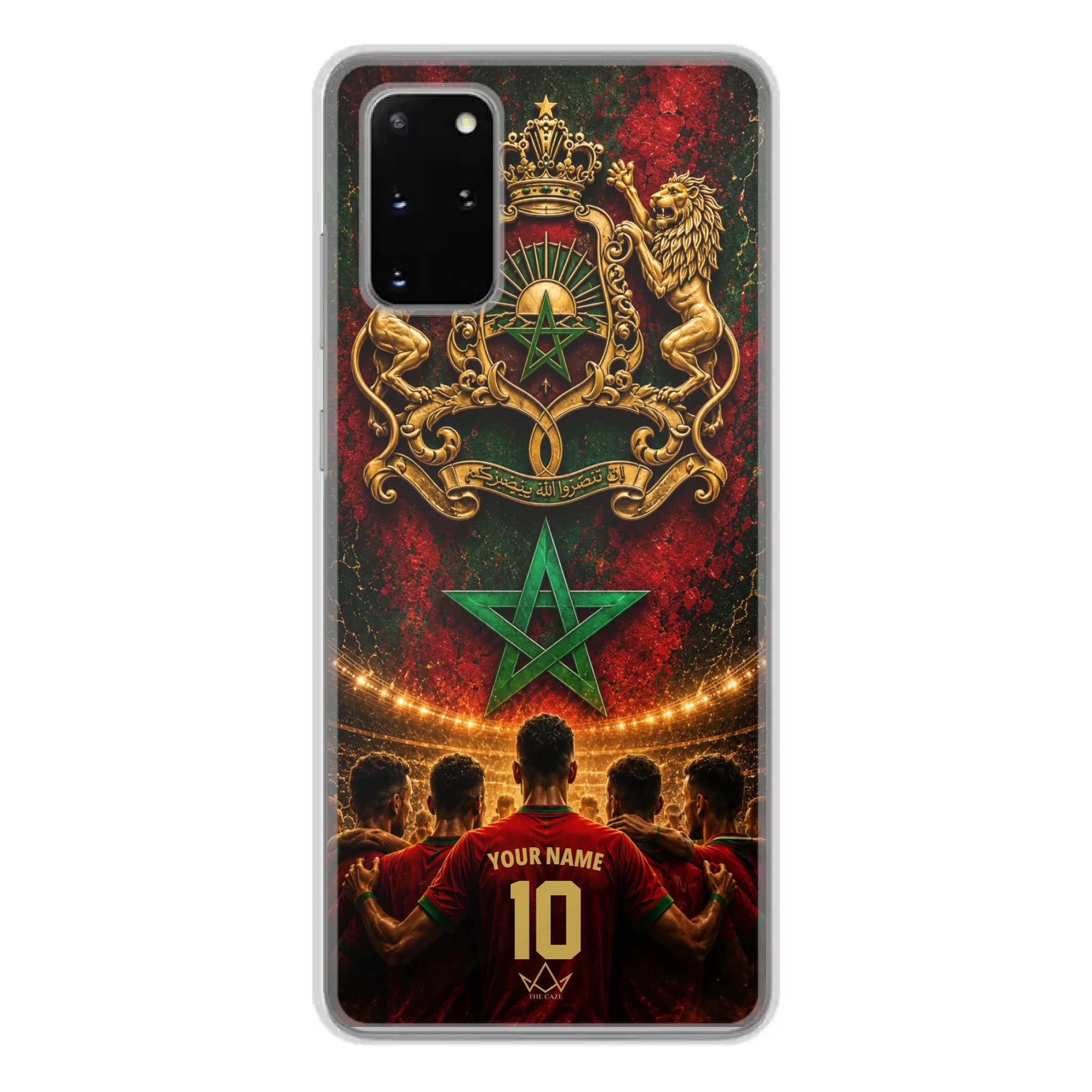 Custom World Cup football phone case Diaspora Pride- Morocco