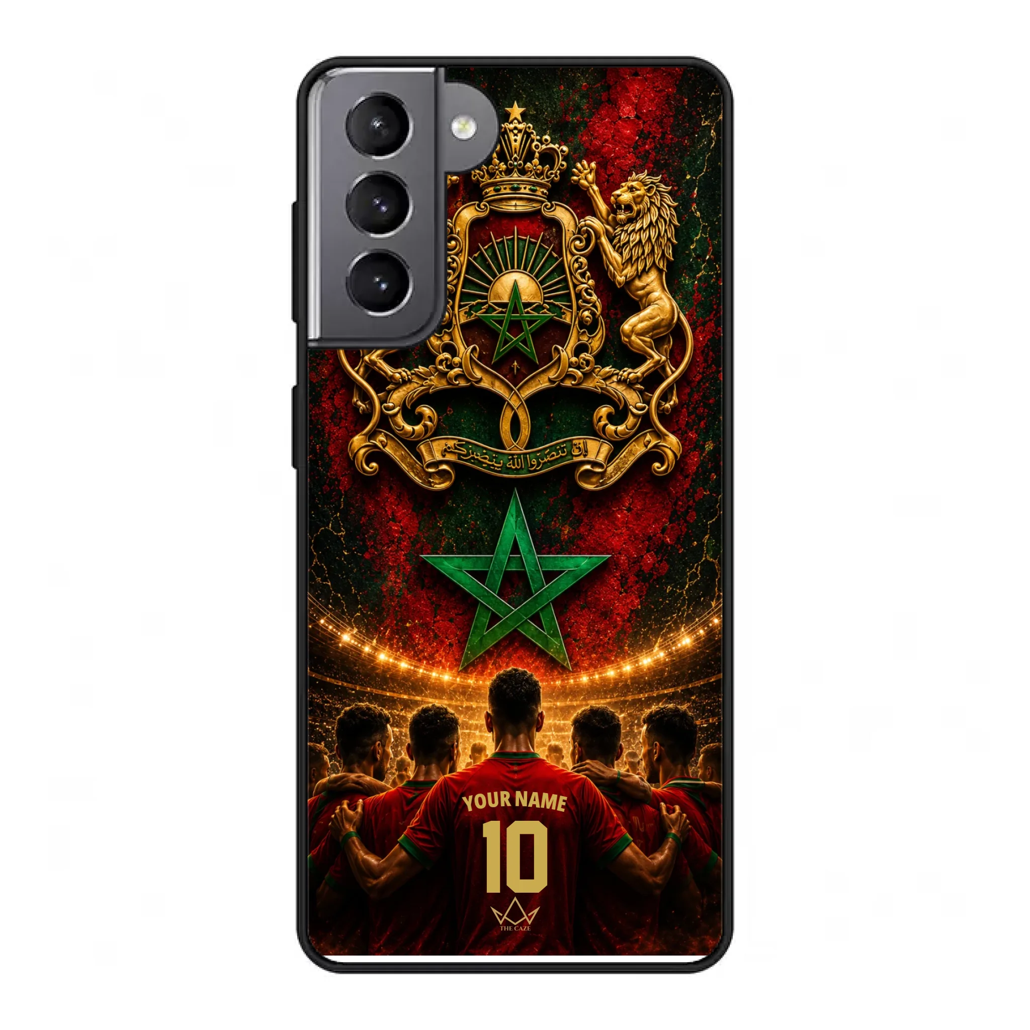 Custom World Cup football phone case Diaspora Pride- Morocco