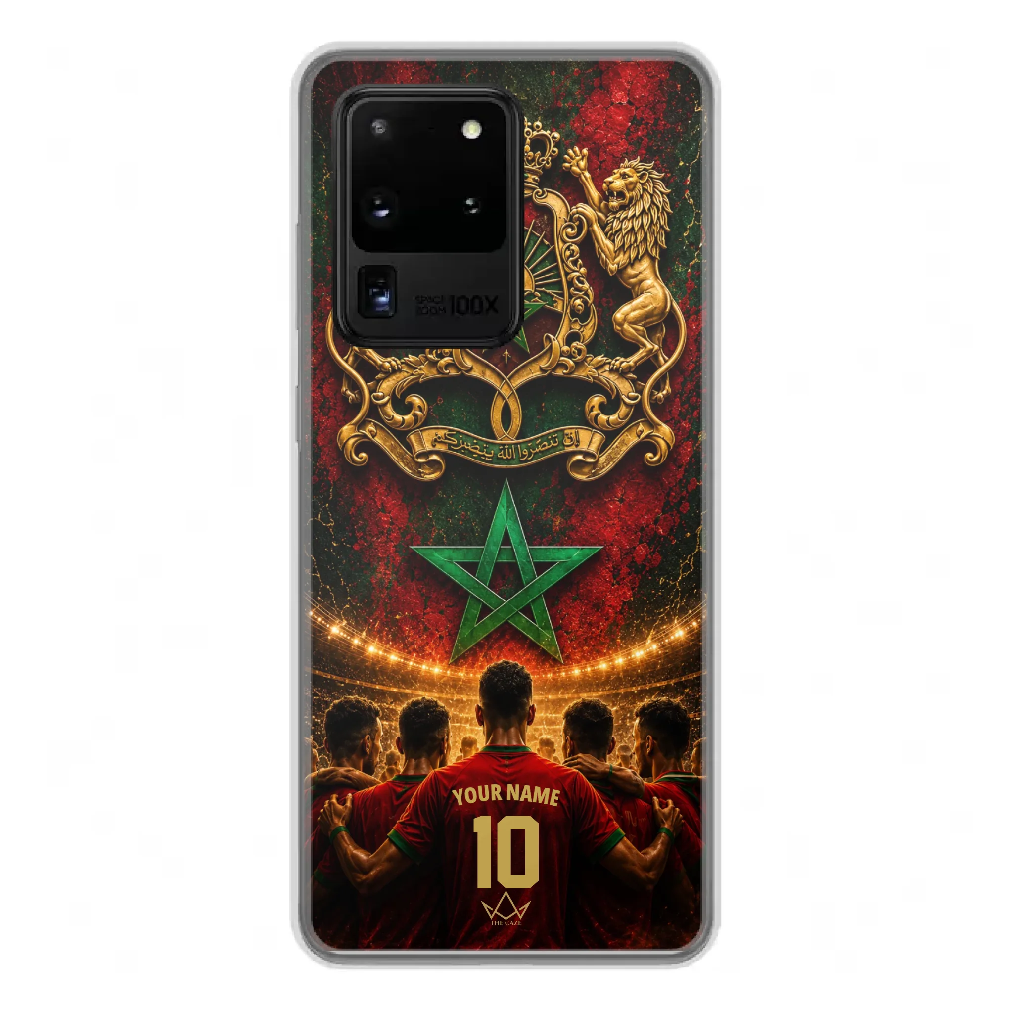 Custom World Cup football phone case Diaspora Pride- Morocco