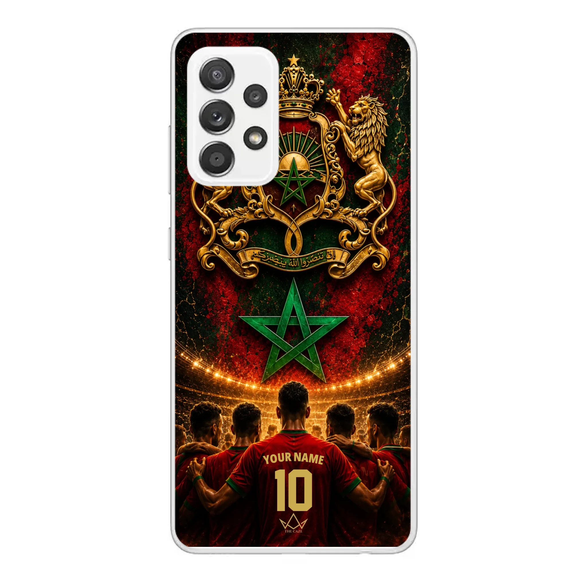 Custom World Cup football phone case Diaspora Pride- Morocco
