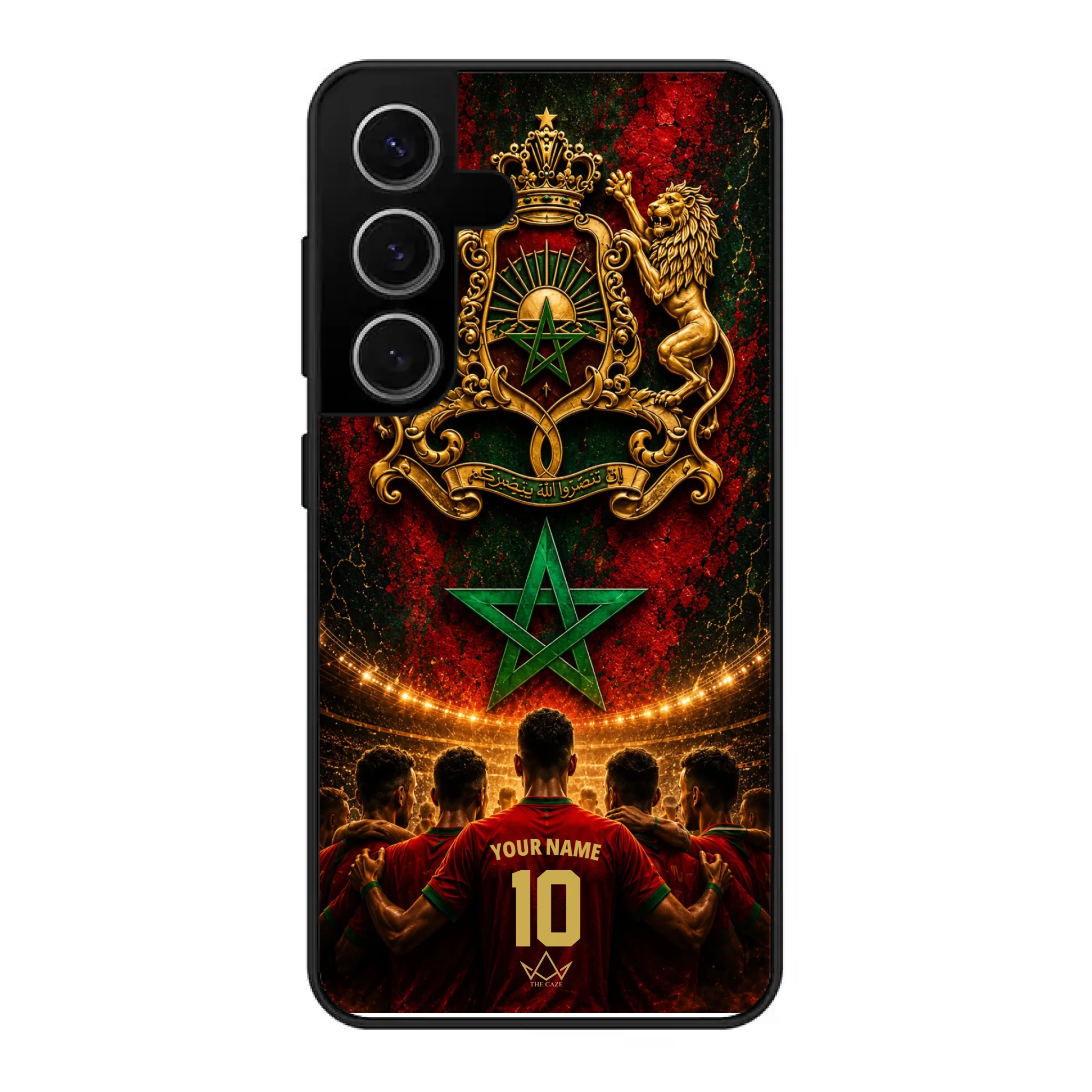 Custom World Cup football phone case Diaspora Pride- Morocco