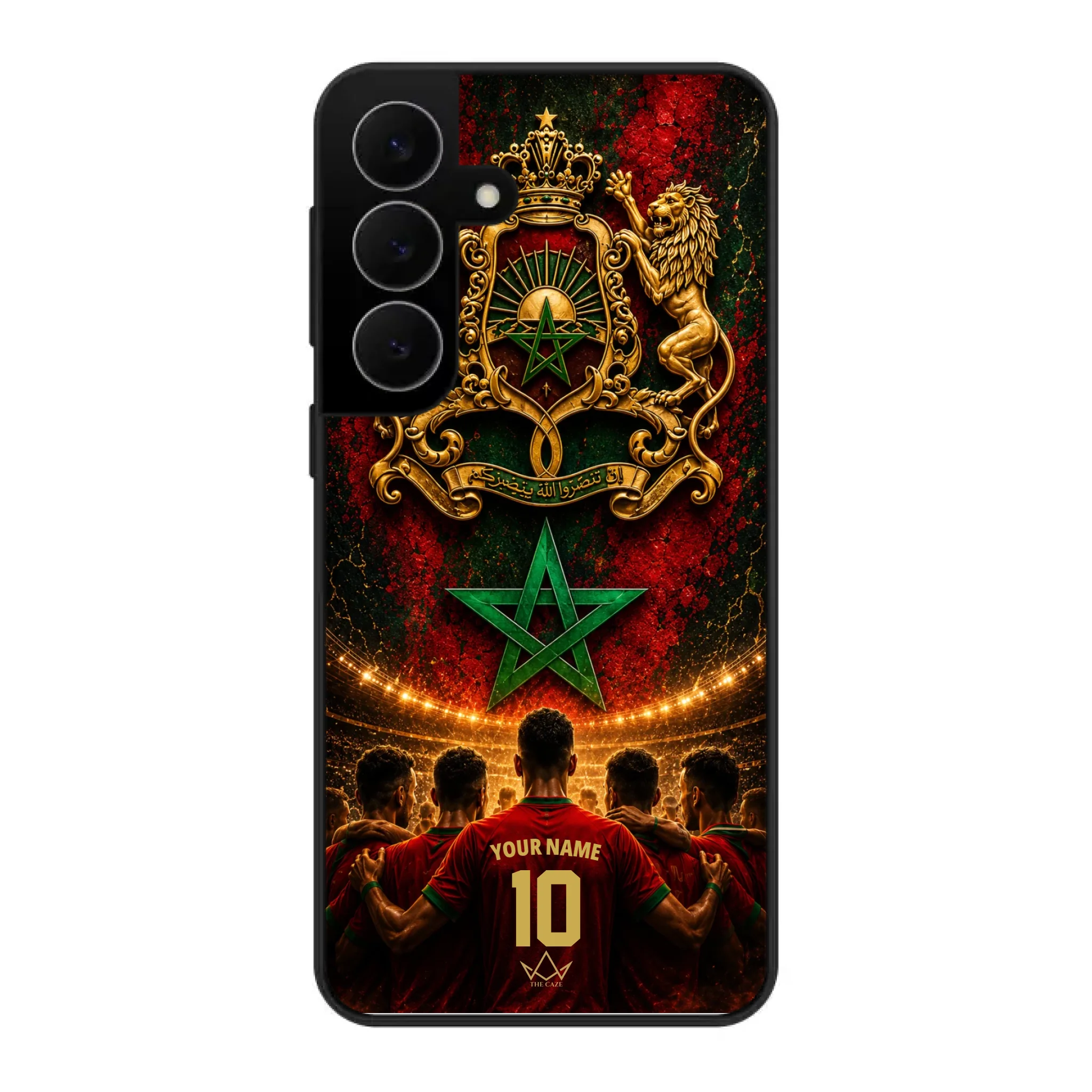 Custom World Cup football phone case Diaspora Pride- Morocco