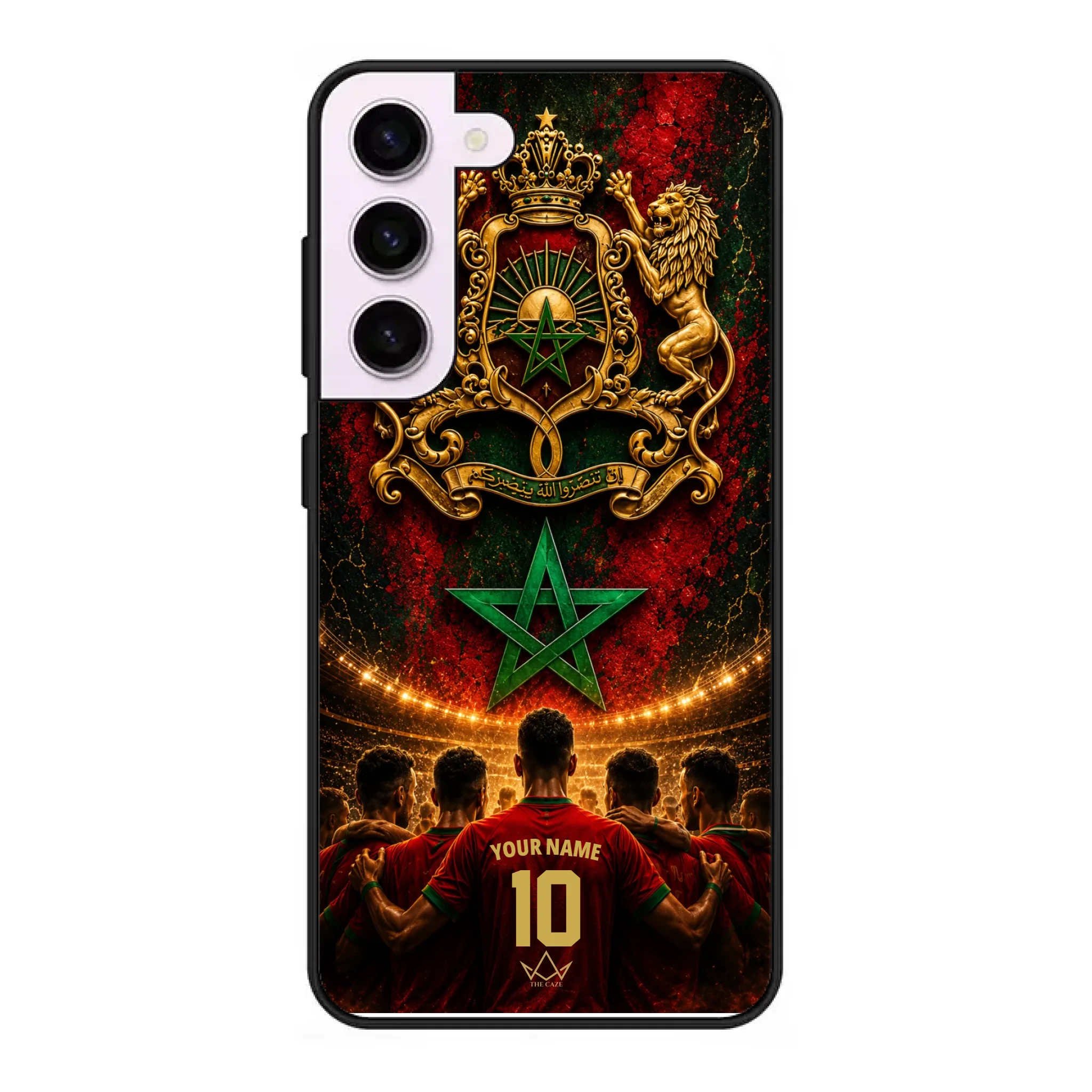 Custom World Cup football phone case Diaspora Pride- Morocco