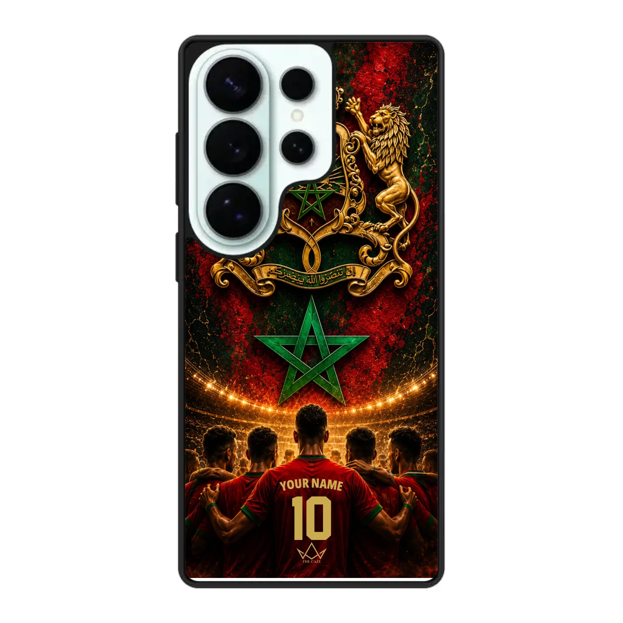 Custom World Cup football phone case Diaspora Pride- Morocco