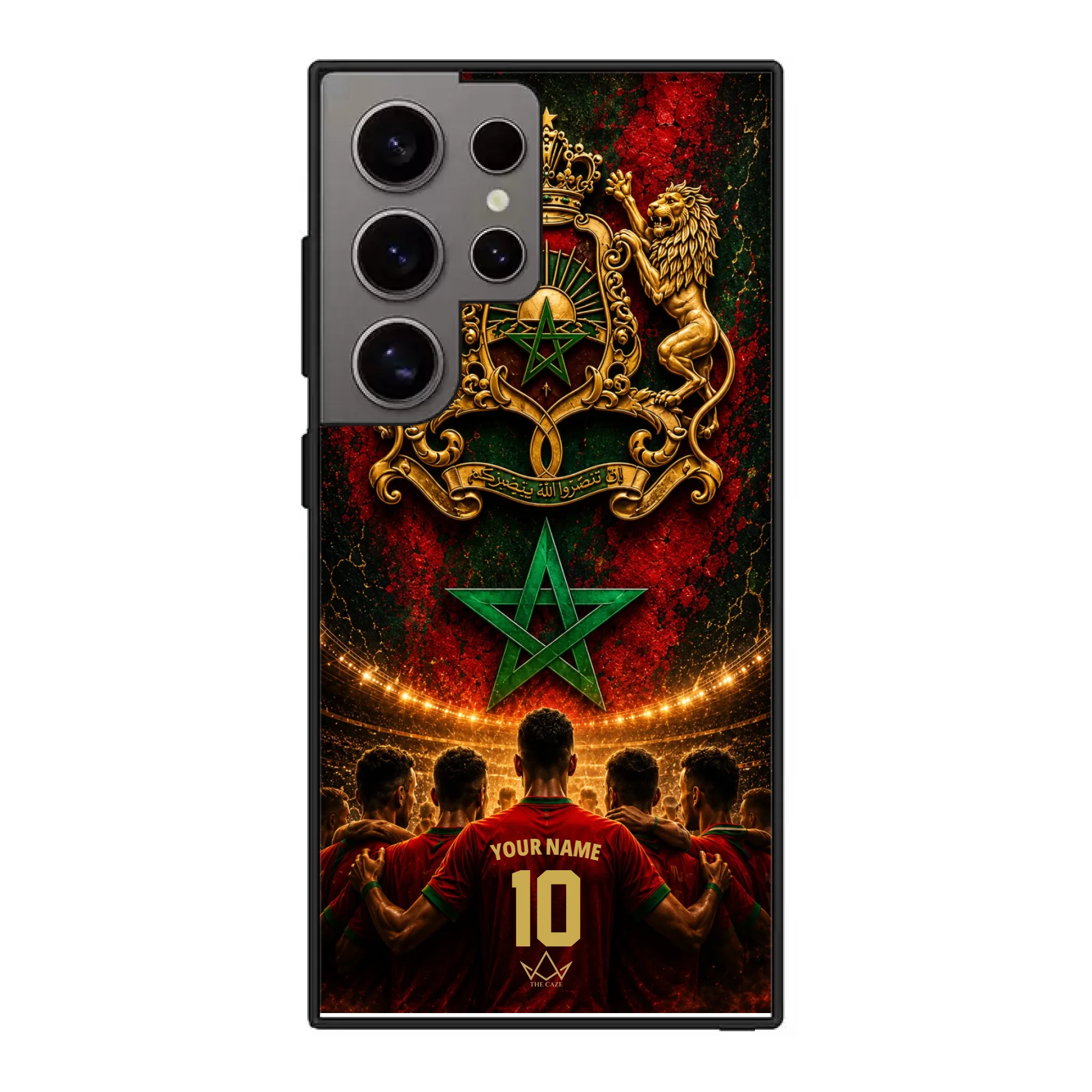 Custom World Cup football phone case Diaspora Pride- Morocco