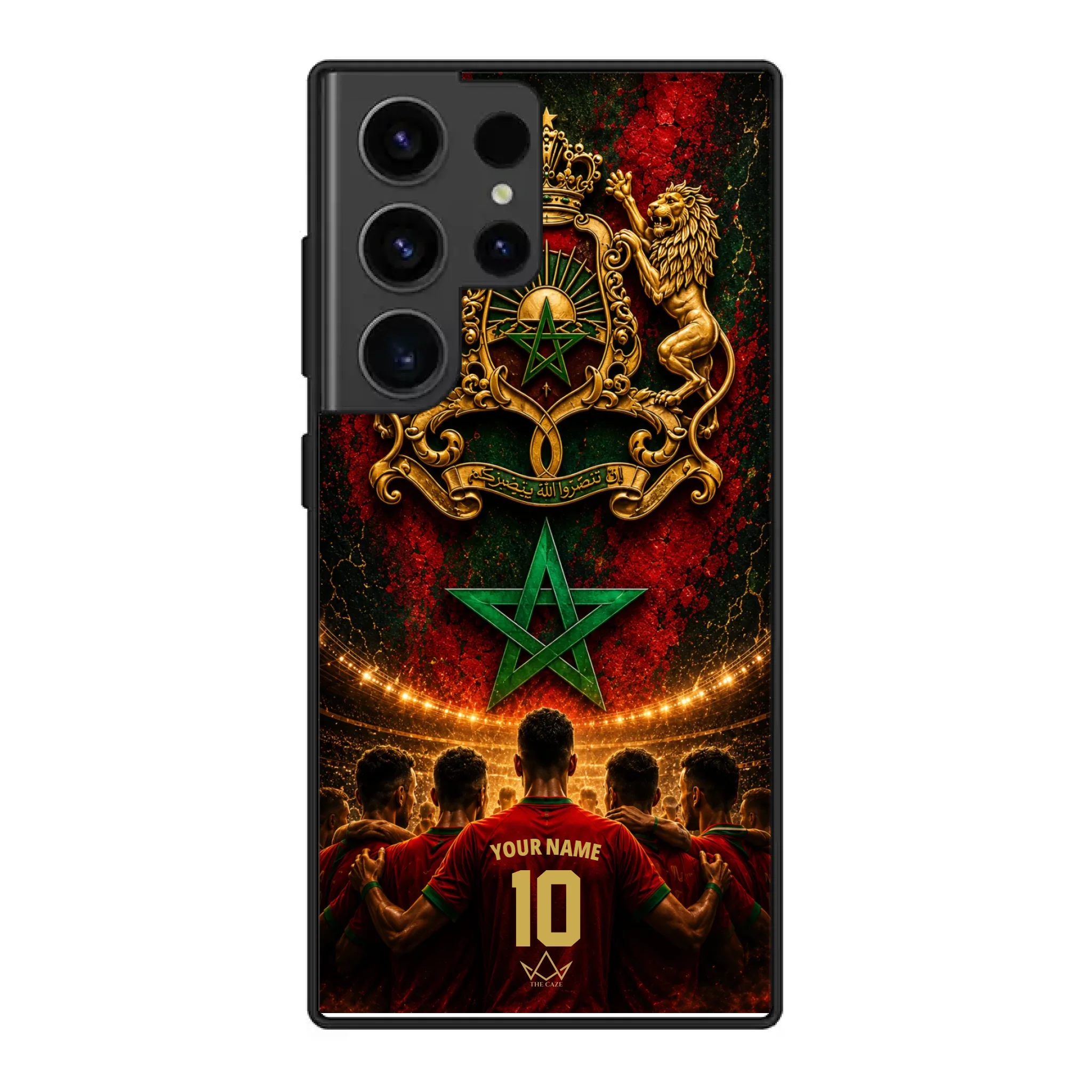 Custom World Cup football phone case Diaspora Pride- Morocco