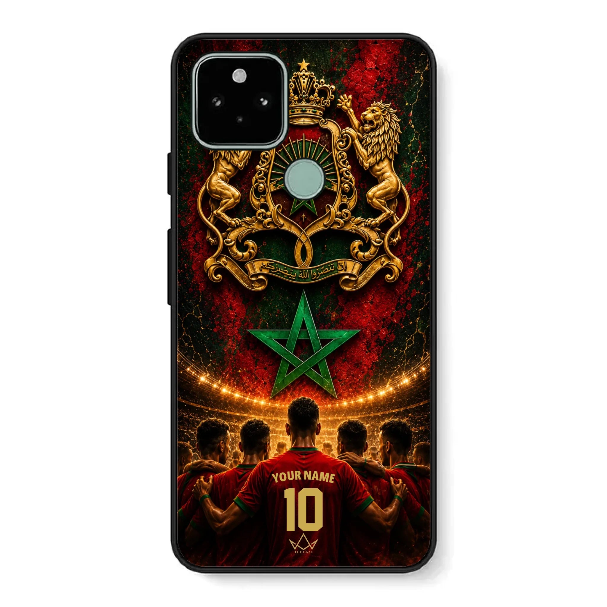 Custom World Cup football phone case Diaspora Pride- Morocco