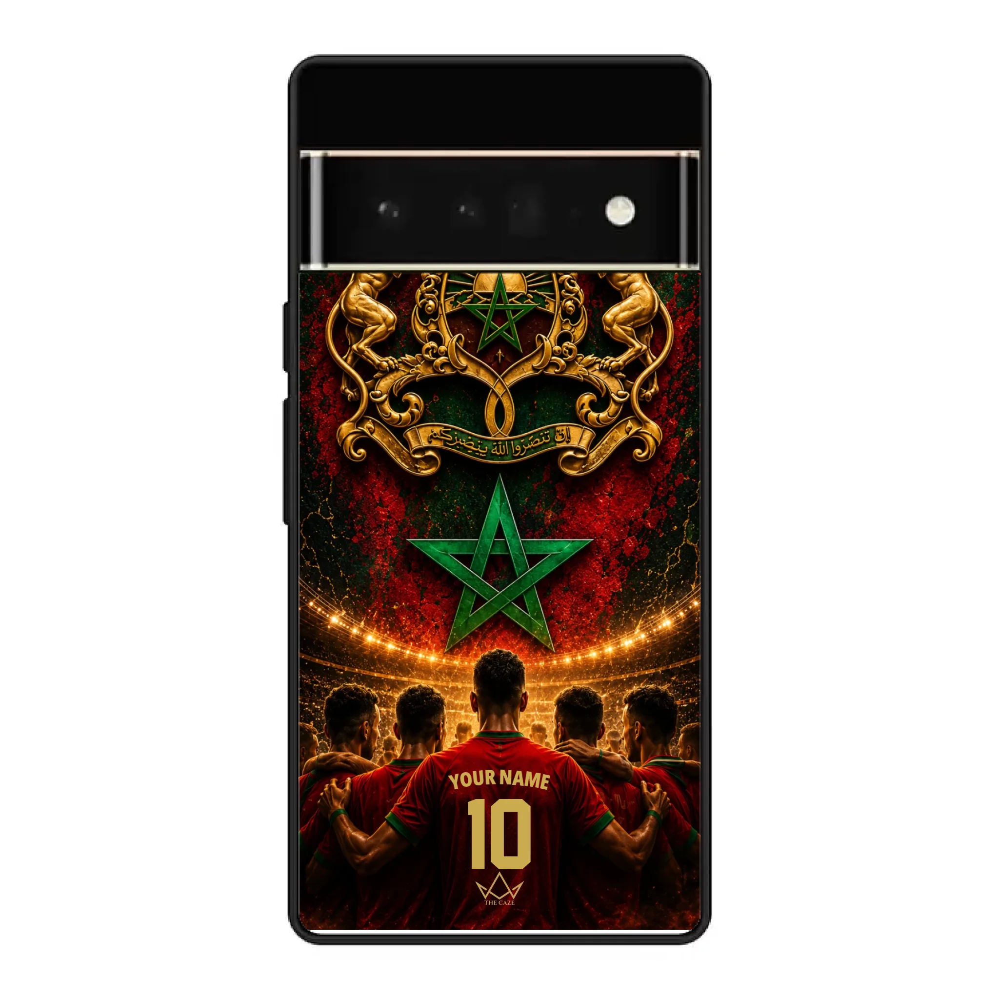Custom World Cup football phone case Diaspora Pride- Morocco