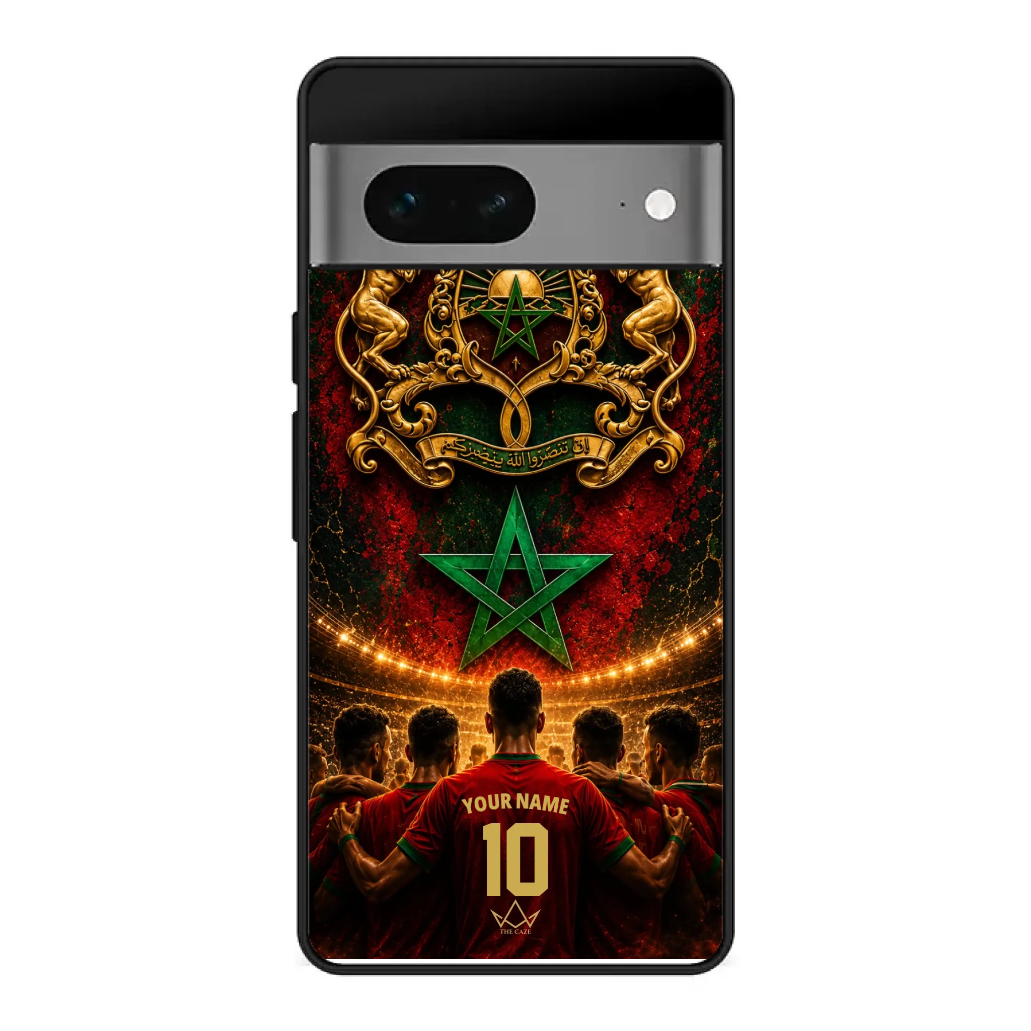 Custom World Cup football phone case Diaspora Pride- Morocco