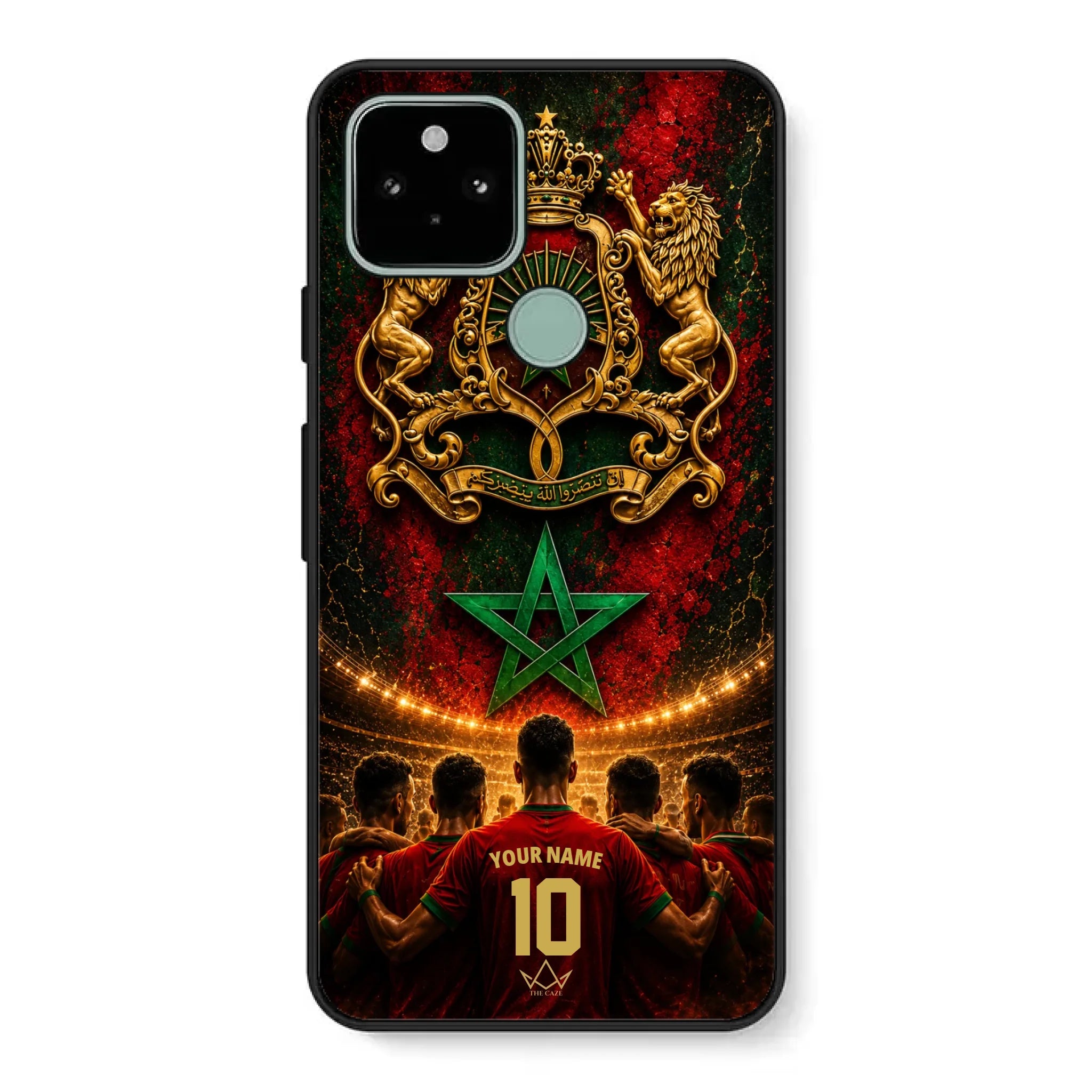 Custom World Cup football phone case Diaspora Pride- Morocco