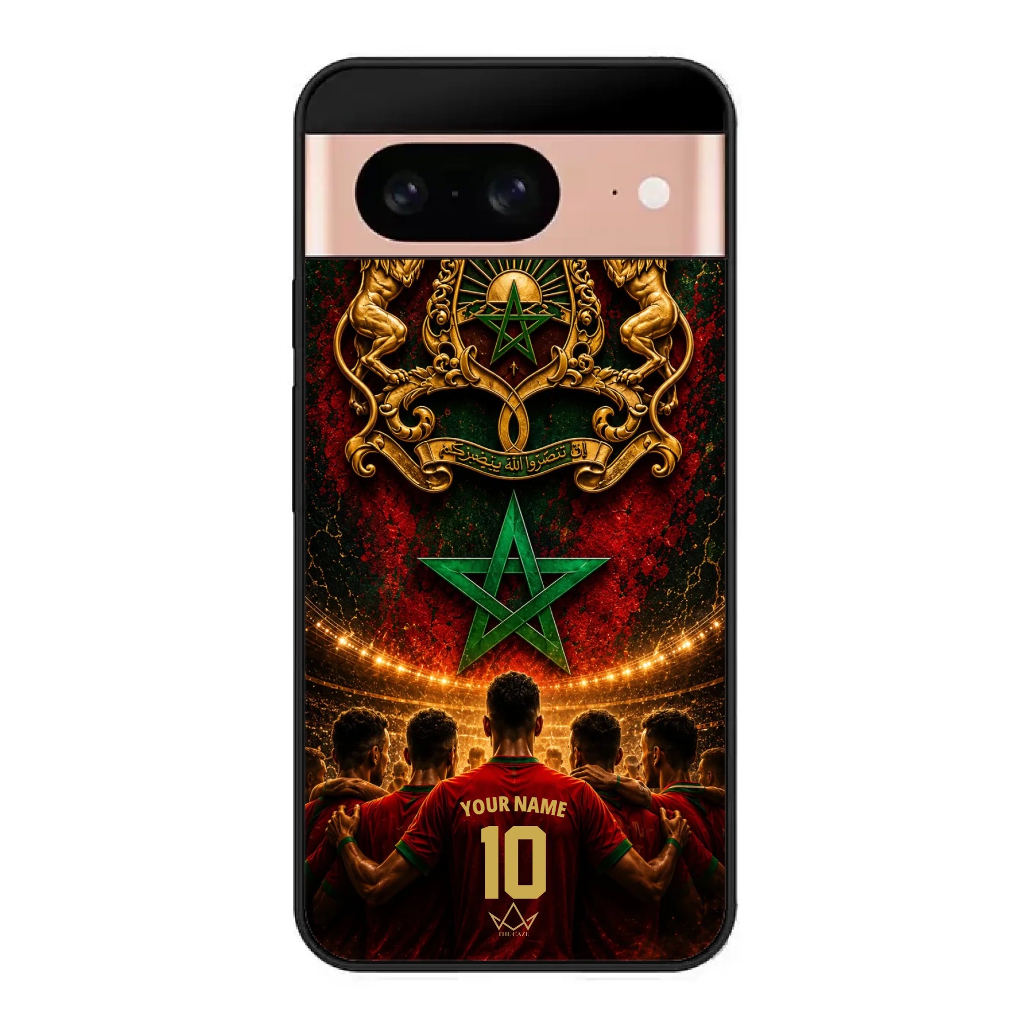 Custom World Cup football phone case Diaspora Pride- Morocco