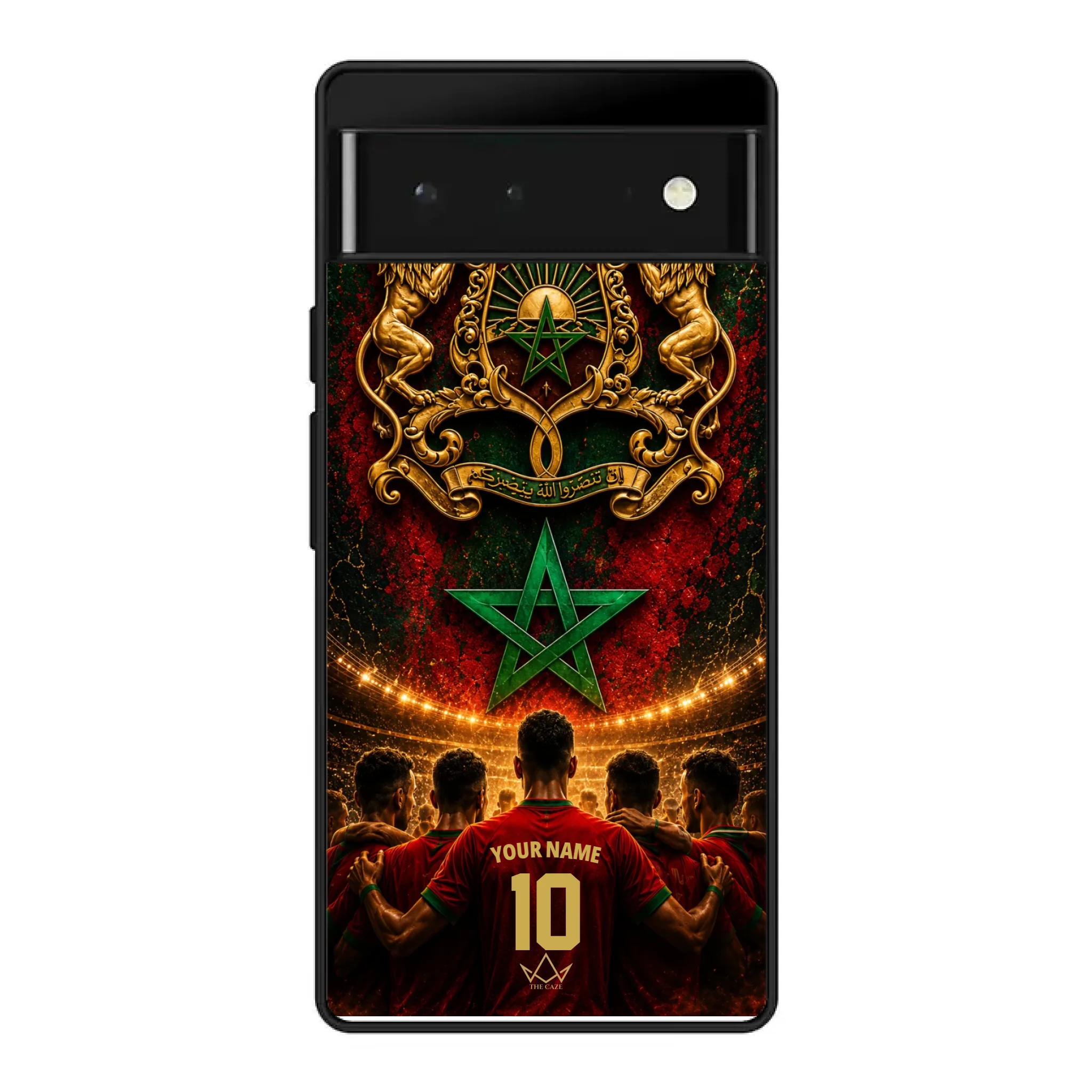 Custom World Cup football phone case Diaspora Pride- Morocco