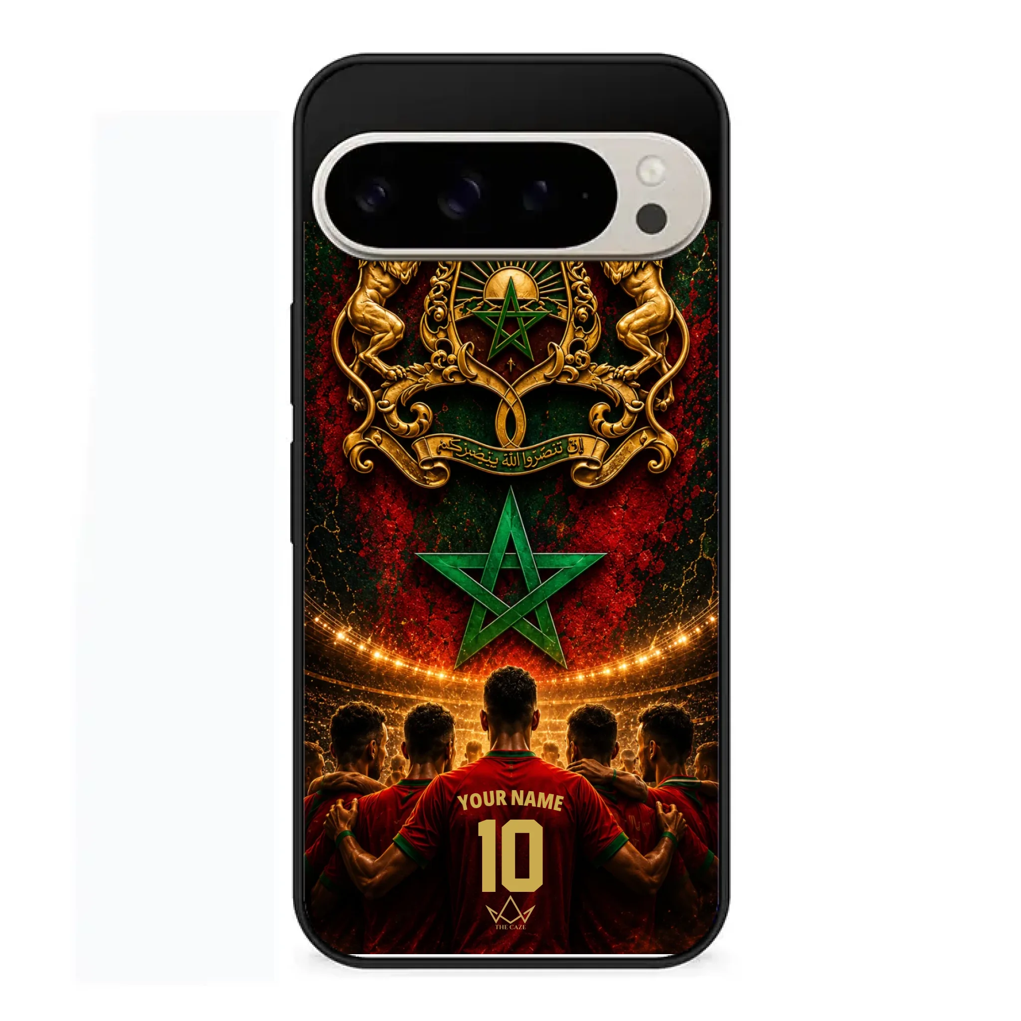 Custom World Cup football phone case Diaspora Pride- Morocco
