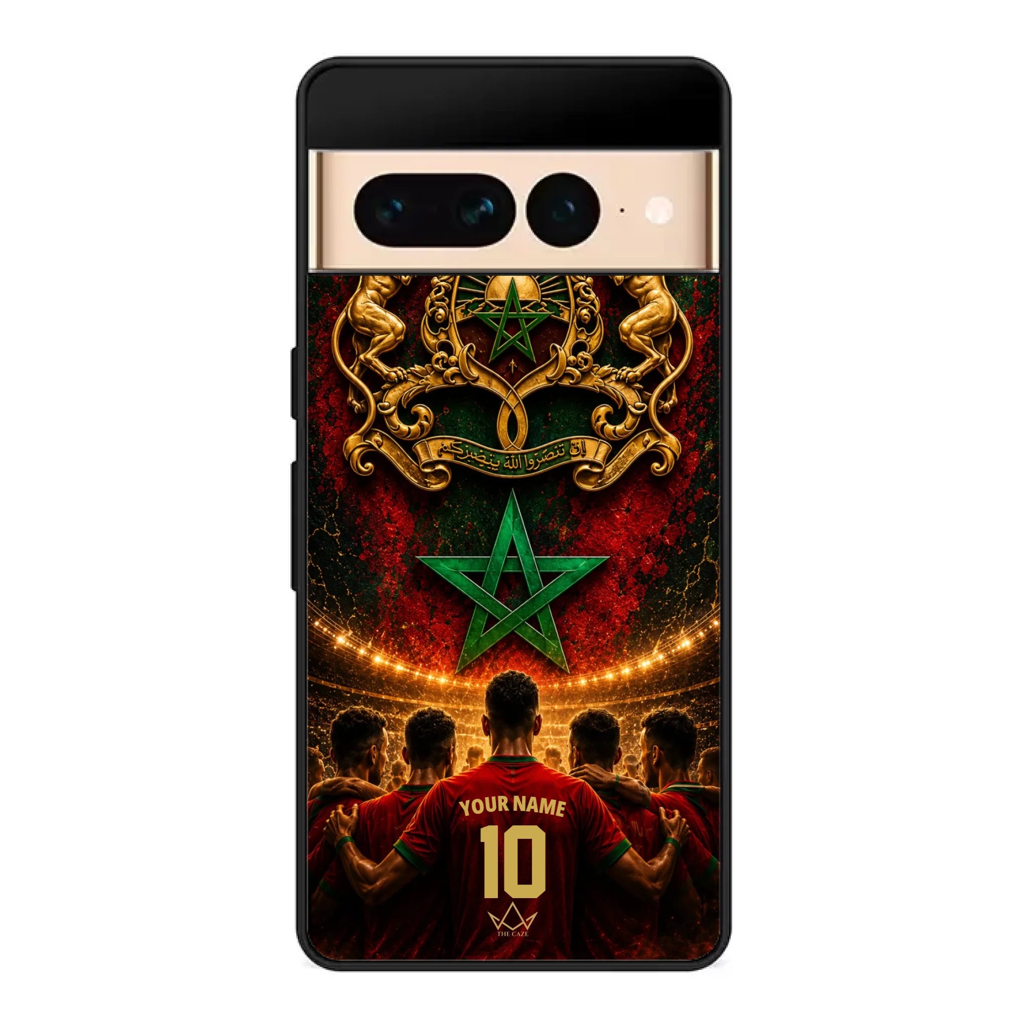 Custom World Cup football phone case Diaspora Pride- Morocco