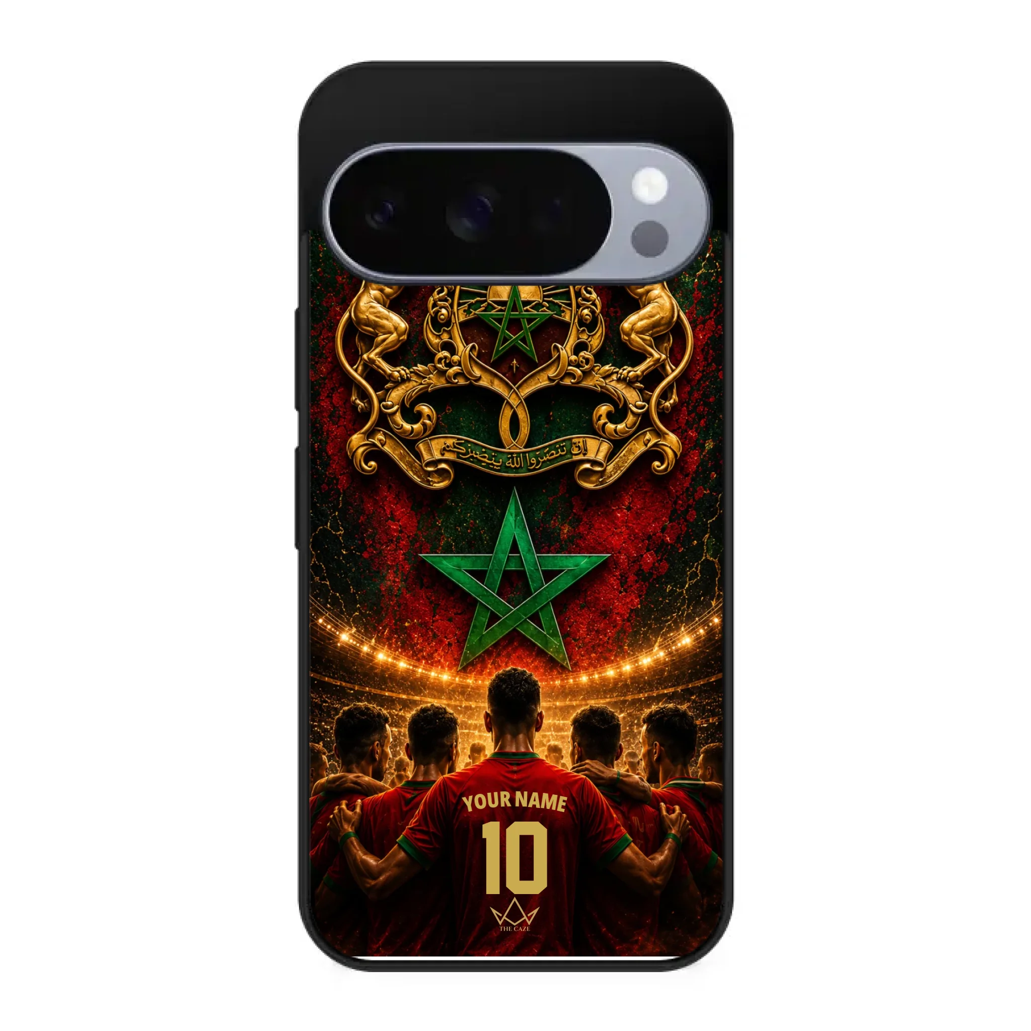 Custom World Cup football phone case Diaspora Pride- Morocco