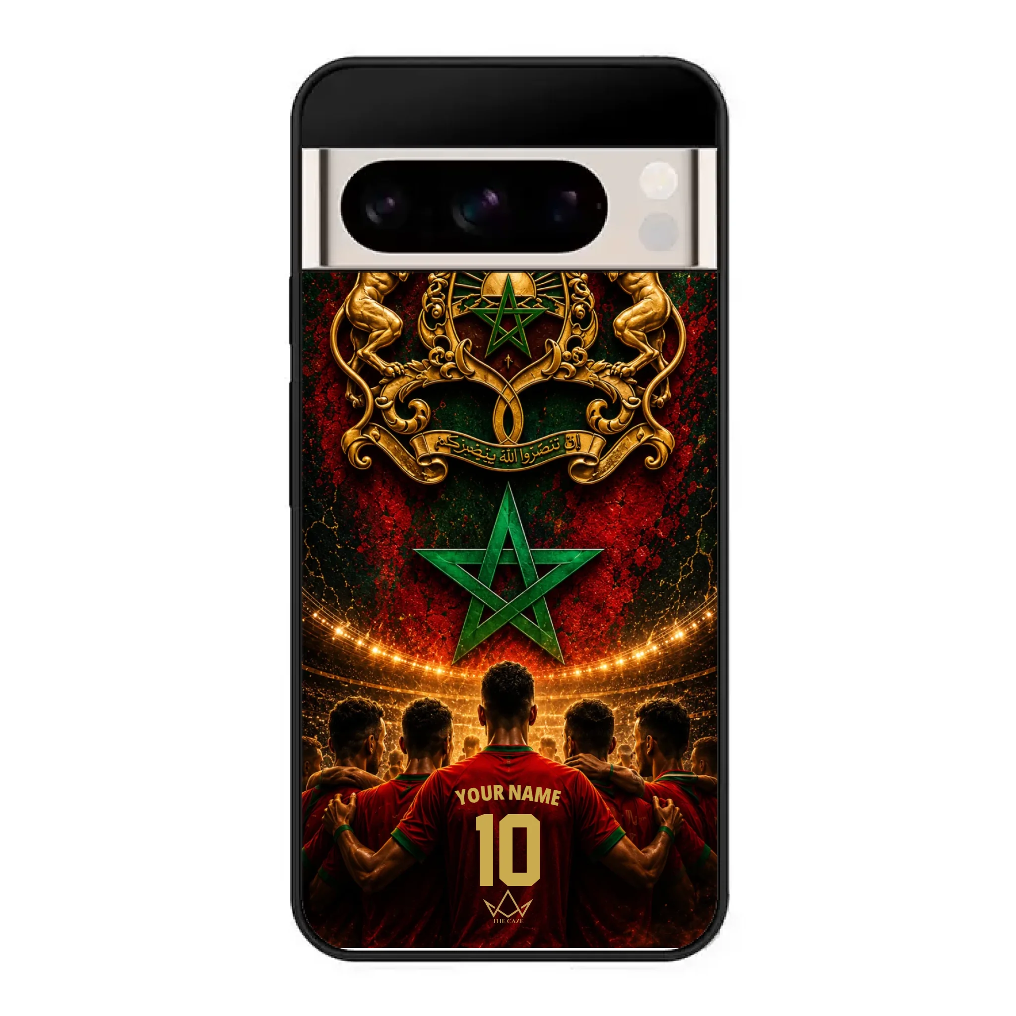 Custom World Cup football phone case Diaspora Pride- Morocco