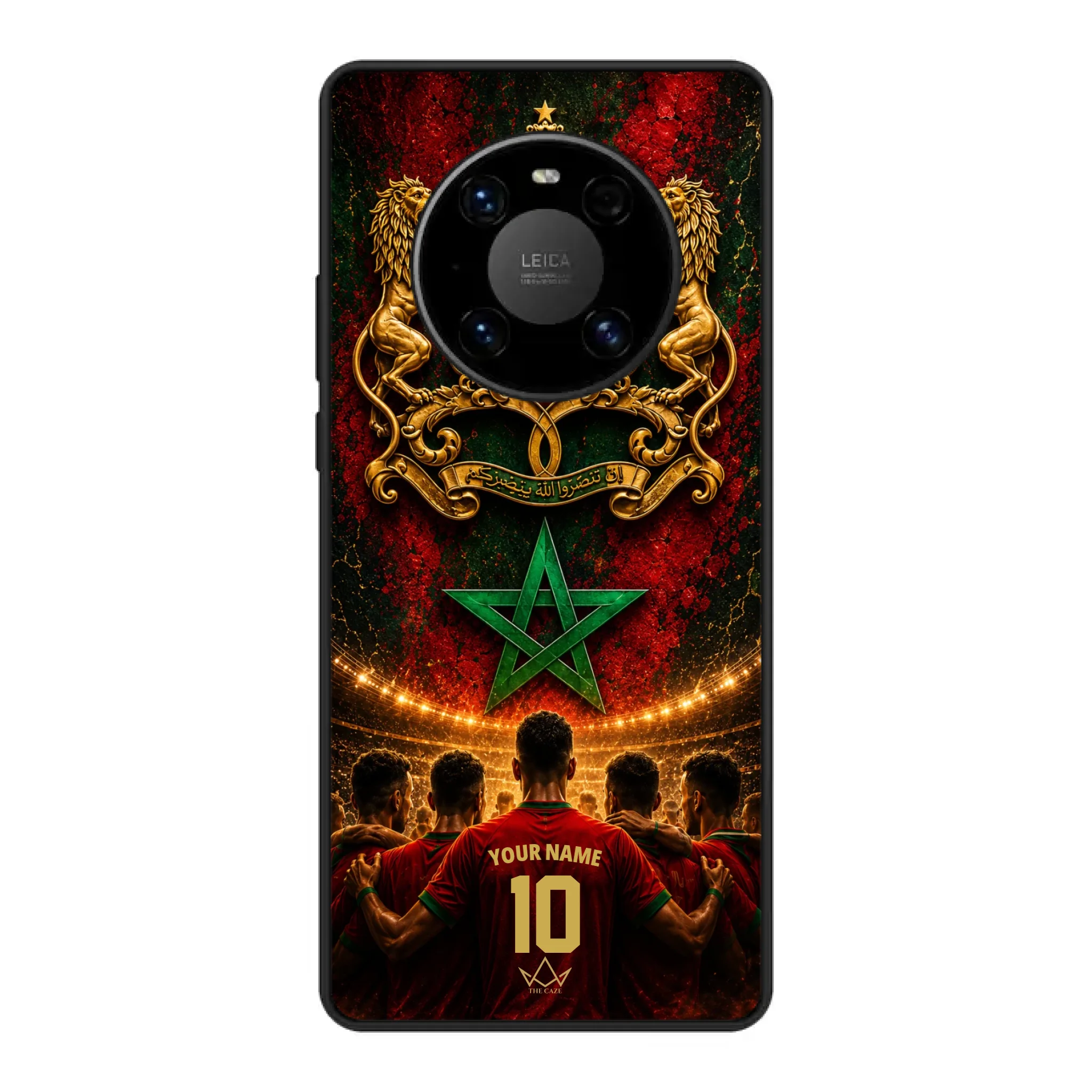Custom World Cup football phone case Diaspora Pride- Morocco