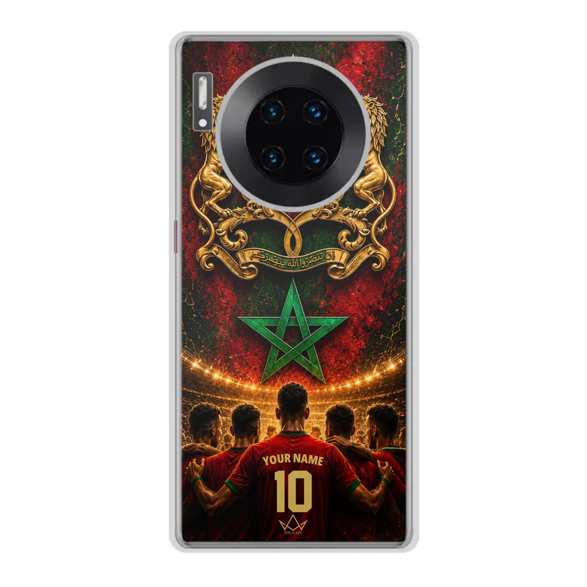 Custom World Cup football phone case Diaspora Pride- Morocco